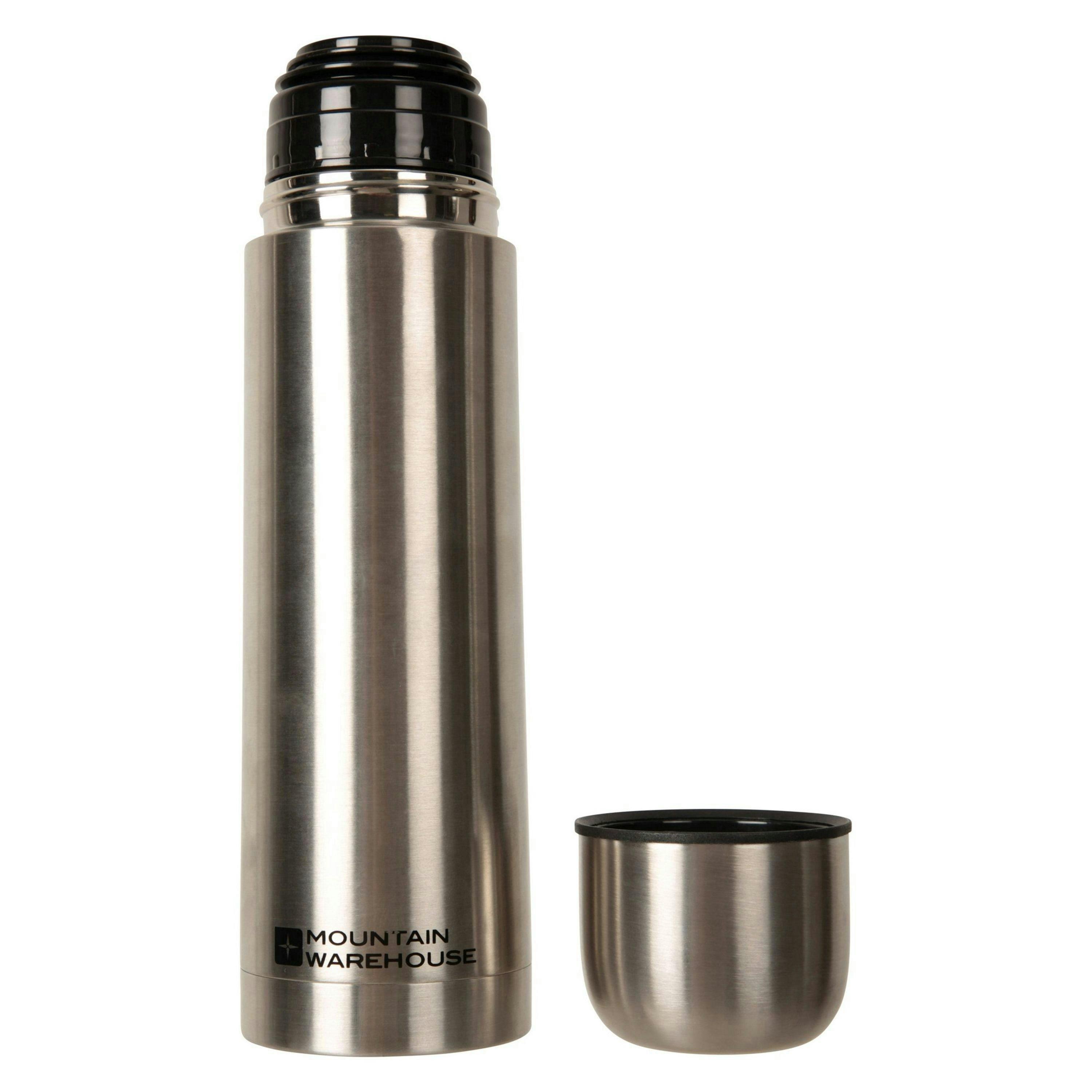 Mountain Warehouse Logo Stainless Steel 500ml Flask , view 3 of 4