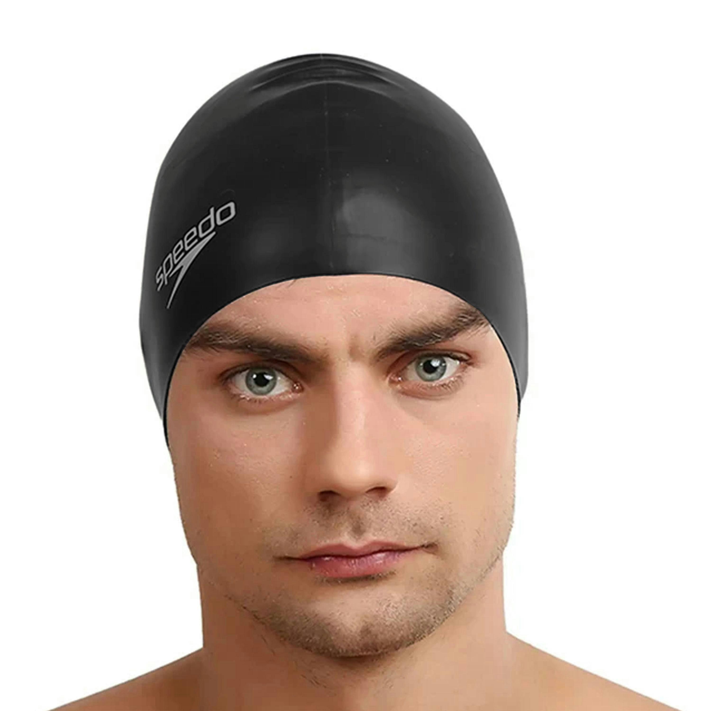 Speedo Unisex Adult Long Hair Silicone Swim Cap , view 4 of 4