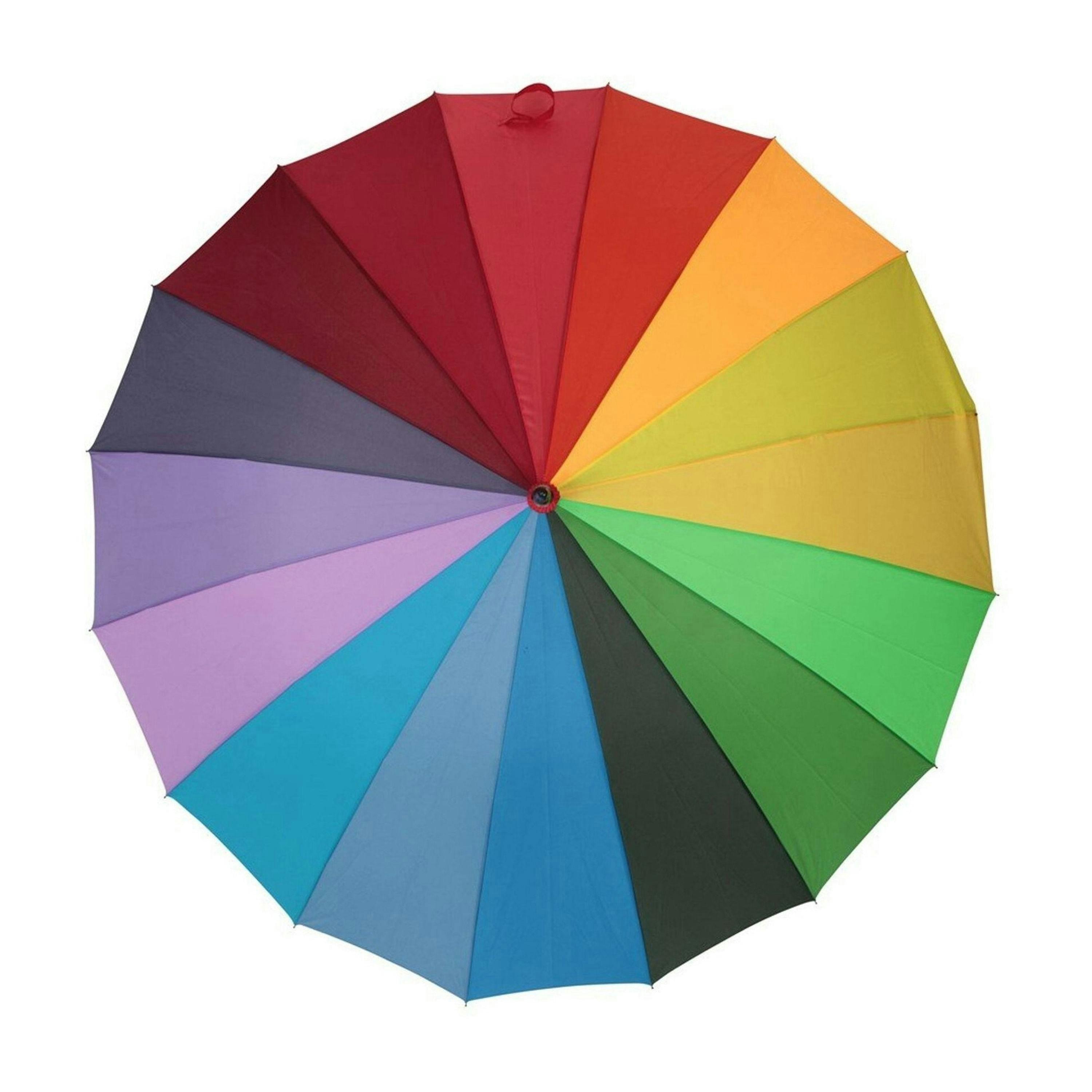 Mountain Warehouse Rainbow Stick Umbrella , view 2 of 5