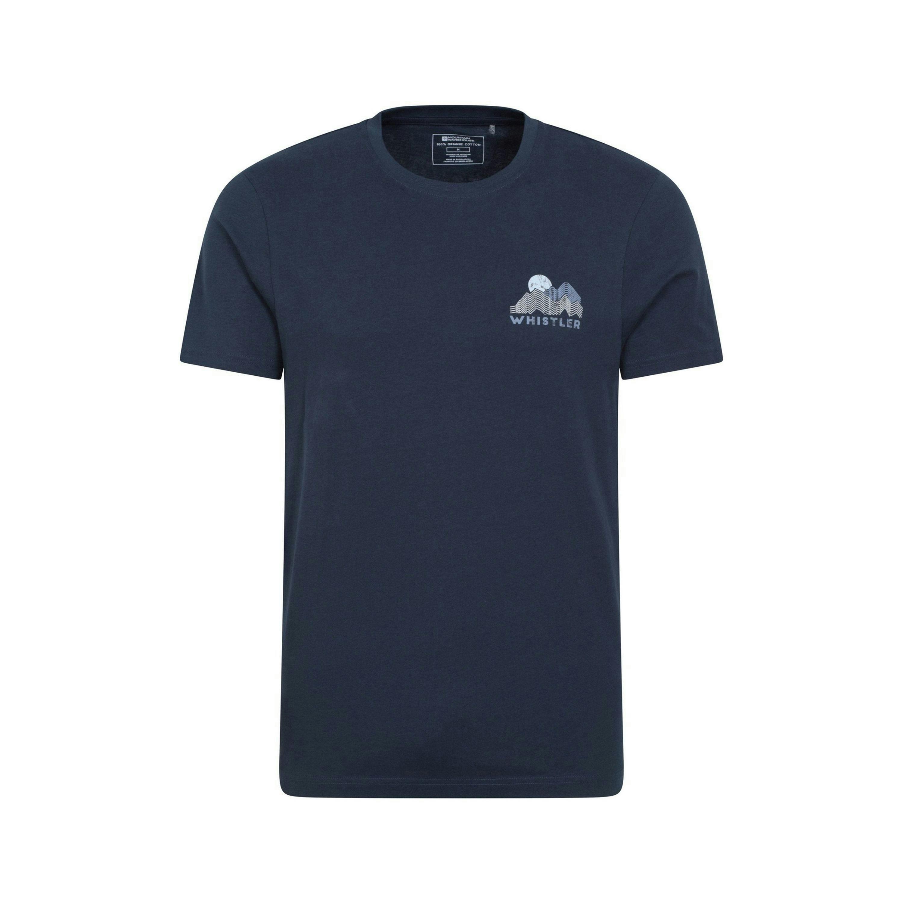 Mountain Warehouse Mens Whistler Graphic Short-Sleeved T-Shirt , view 1 of 4
