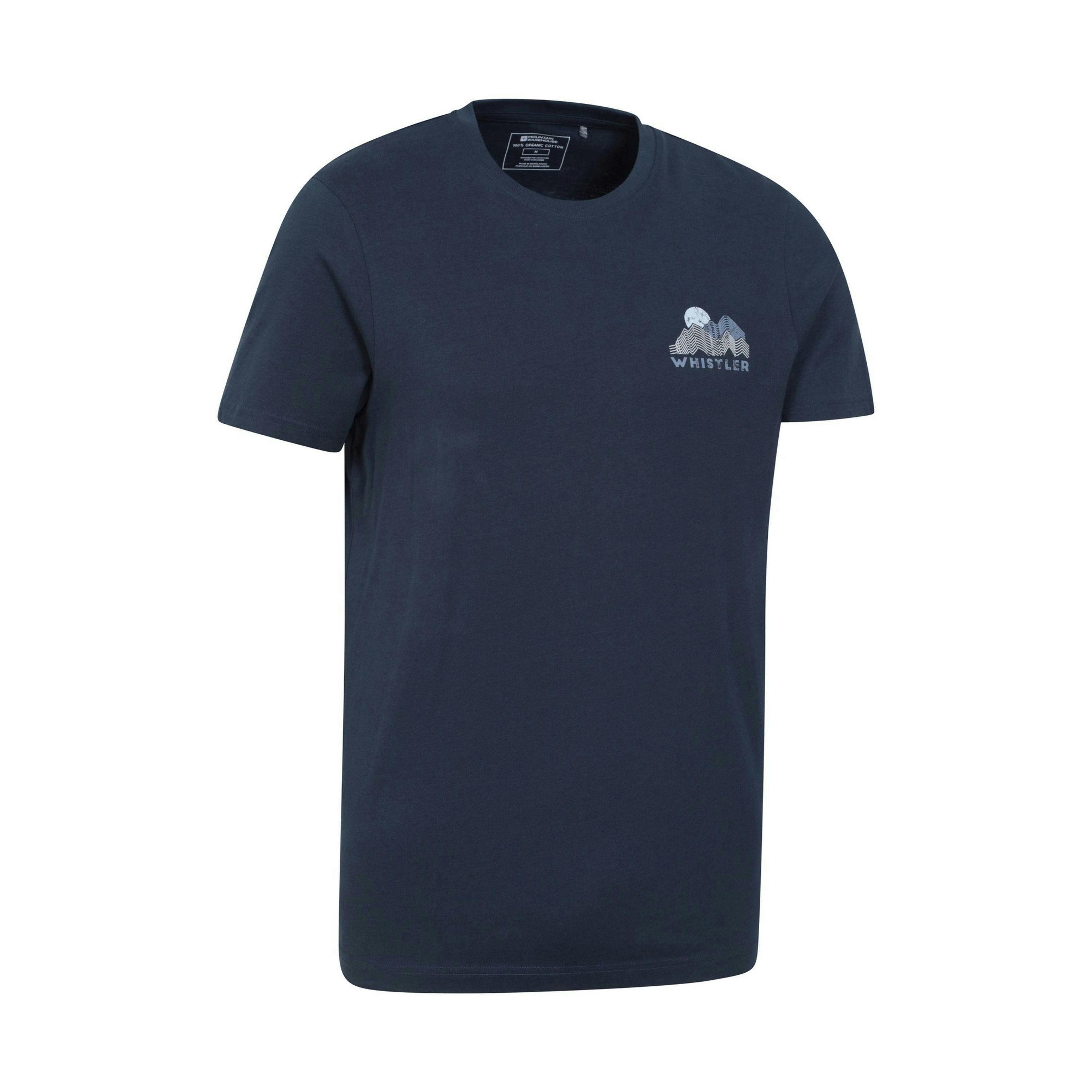 Mountain Warehouse Mens Whistler Graphic Short-Sleeved T-Shirt , view 4 of 4