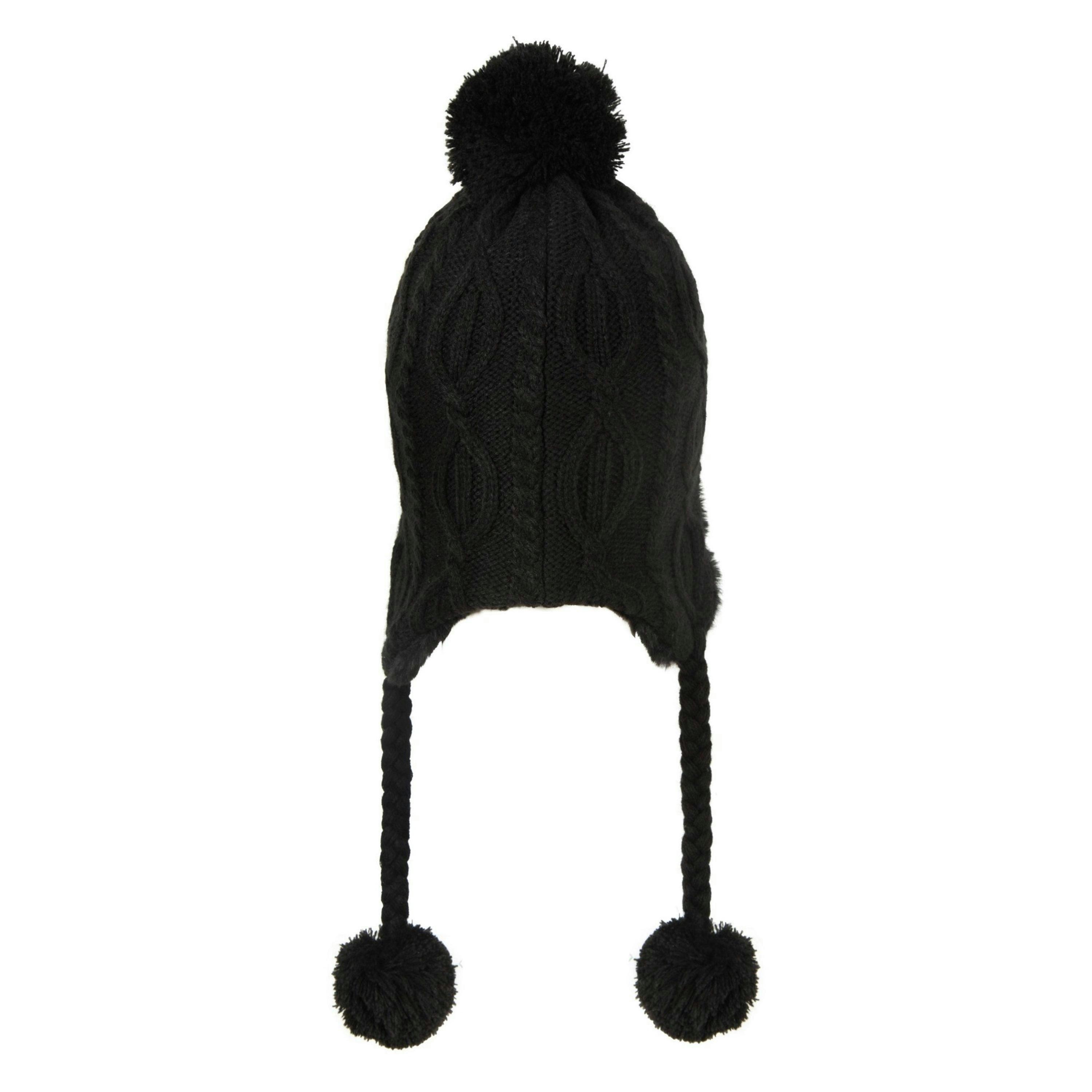 Mountain Warehouse Womens/Ladies Sierra Knitted Thermal Bomber Hat , view 2 of 6