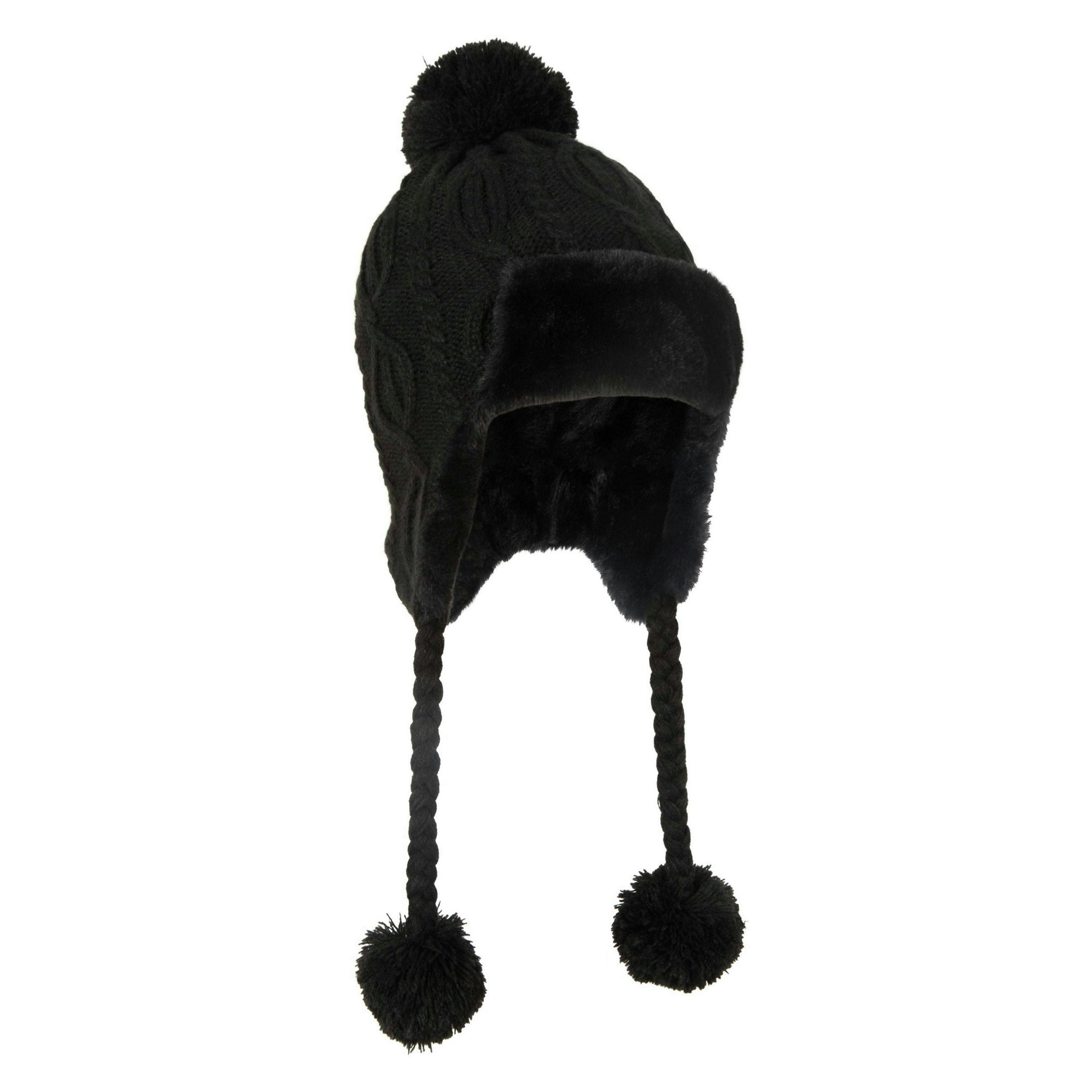 Mountain Warehouse Womens/Ladies Sierra Knitted Thermal Bomber Hat , view 3 of 6