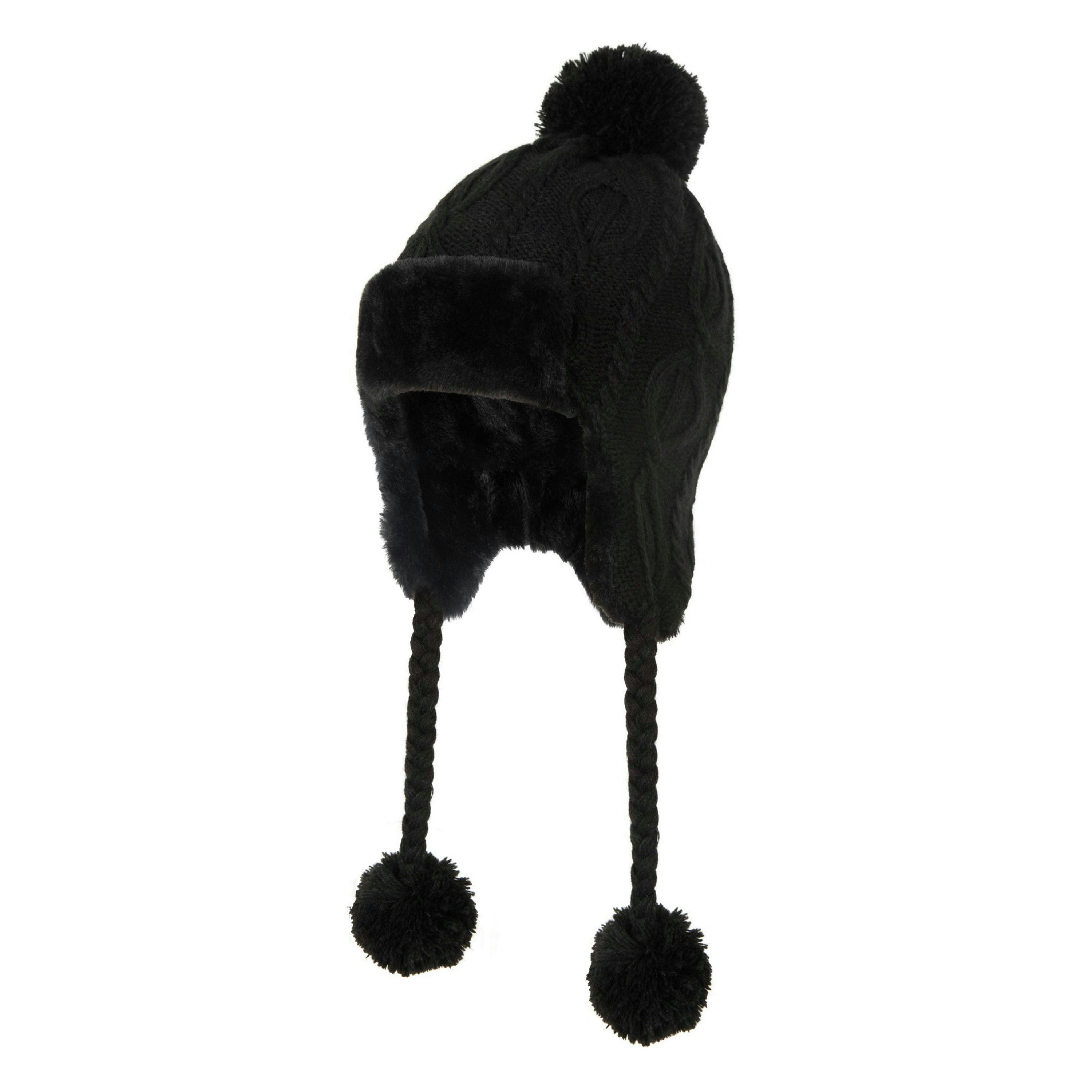 Mountain Warehouse Womens/Ladies Sierra Knitted Thermal Bomber Hat , view 4 of 6