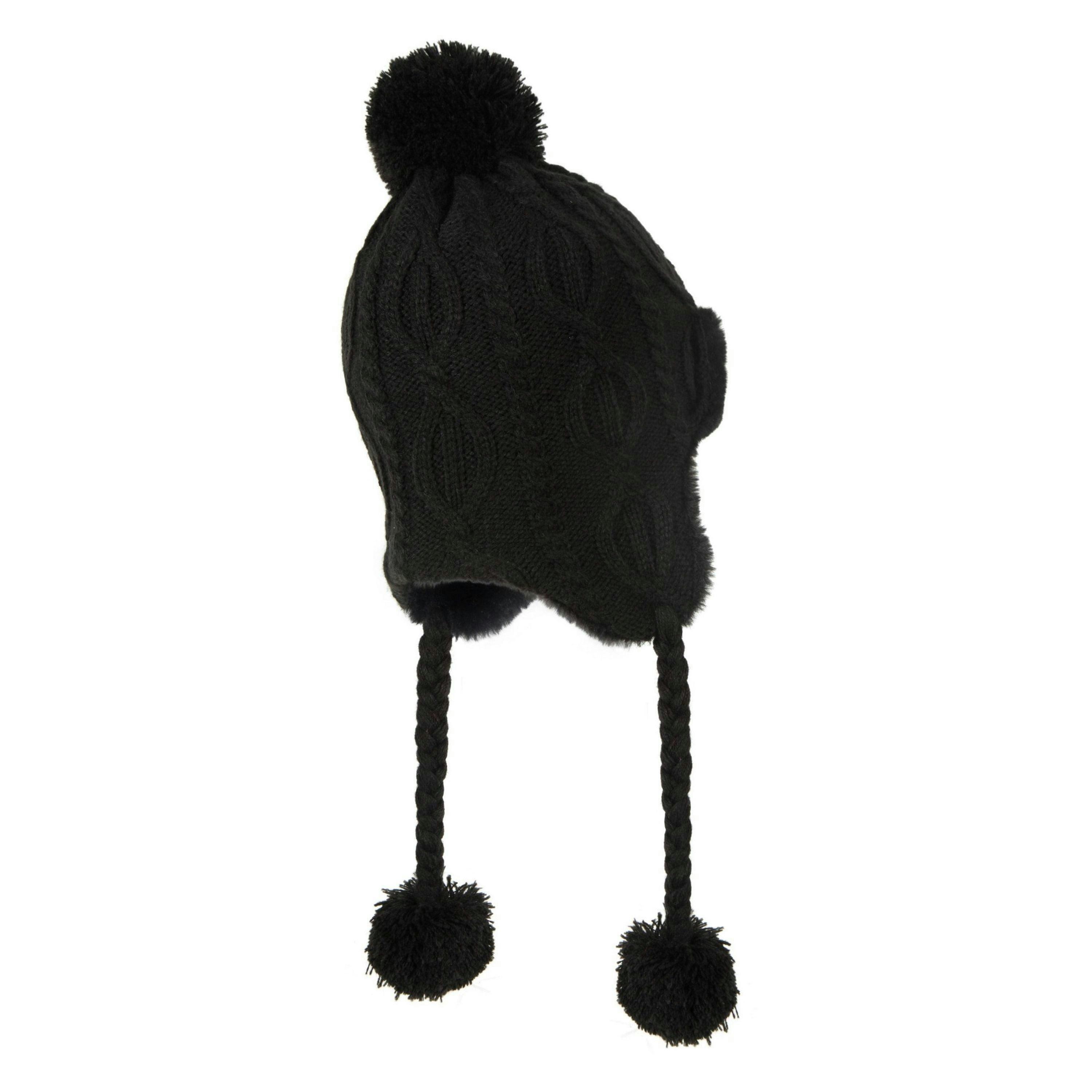 Mountain Warehouse Womens/Ladies Sierra Knitted Thermal Bomber Hat , view 5 of 6