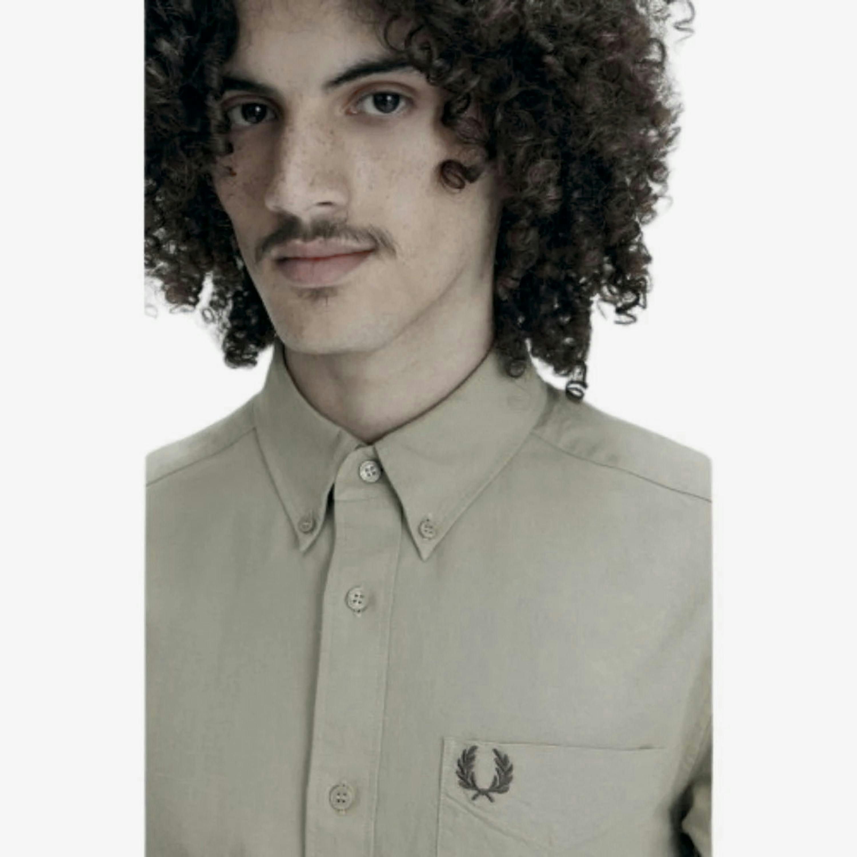 Fred Perry Mens Oxford Long-Sleeved Shirt , view 1 of 6