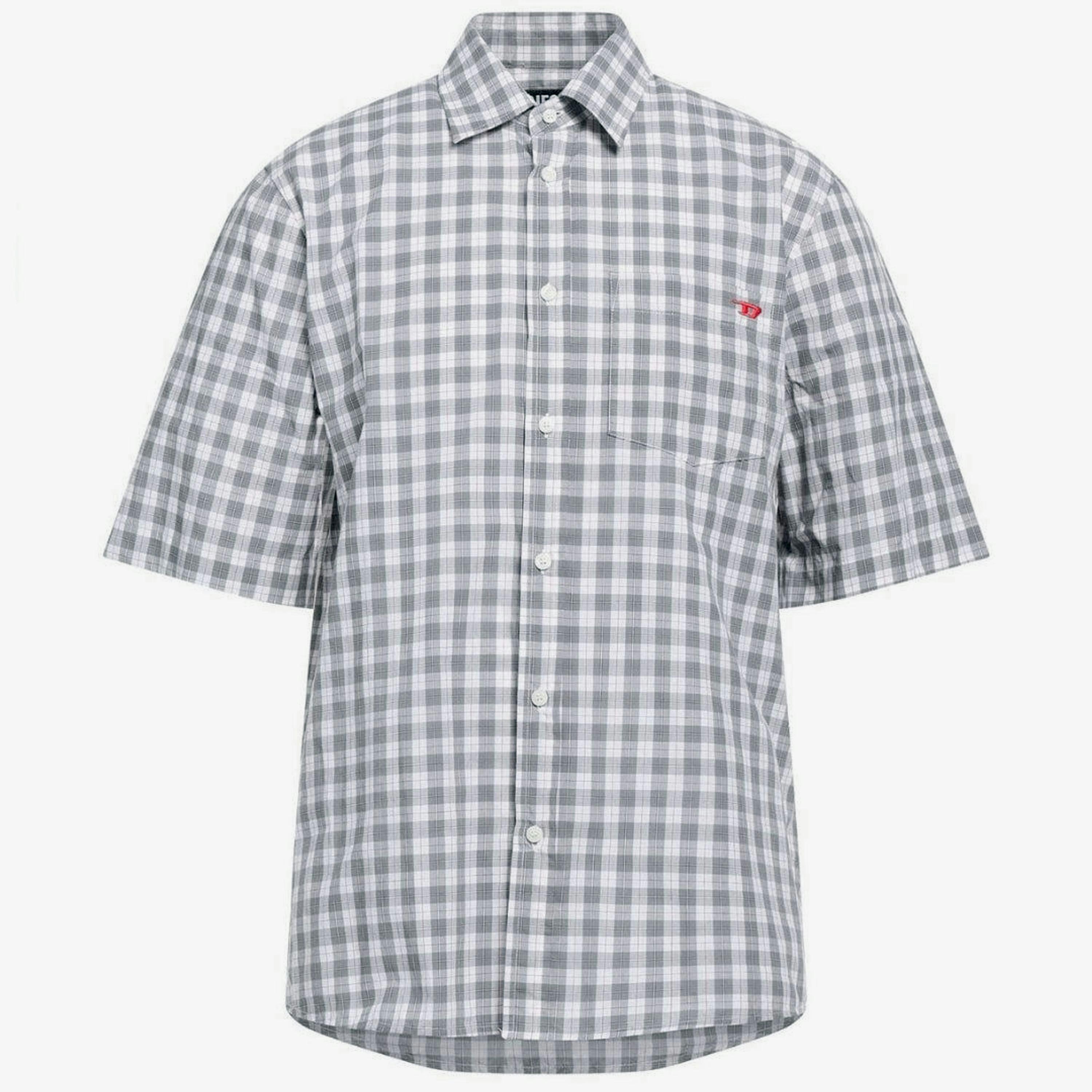 Diesel Mens Checked Short-Sleeved Shirt , view 1 of 1