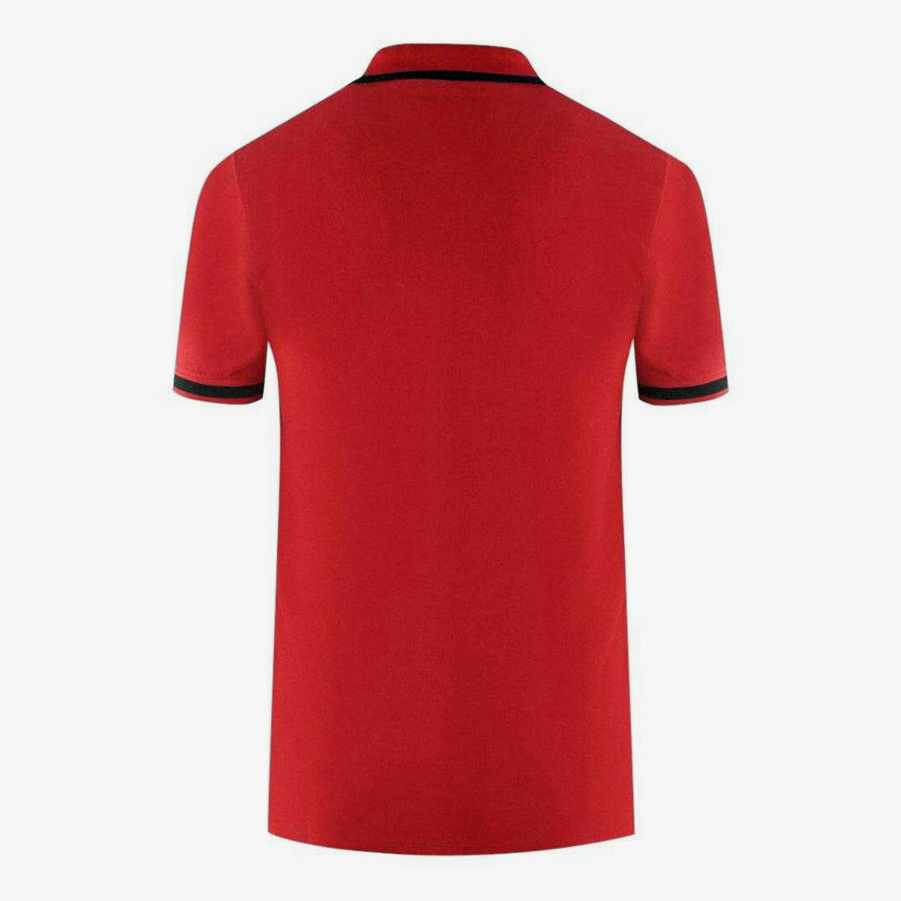 Aquascutum Unisex Adult Tipped Branded Shoulder Polo Shirt , view 1 of 4