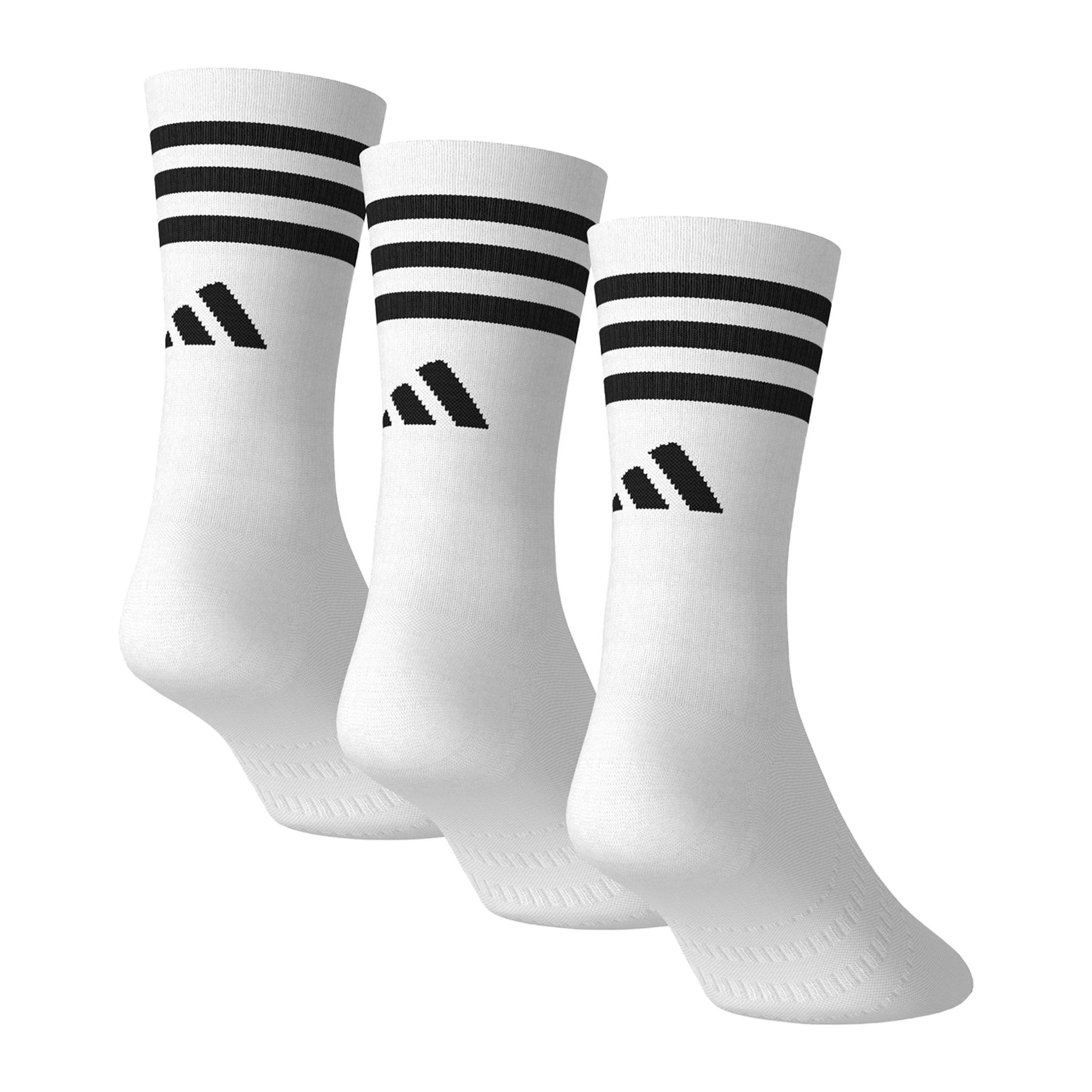 Adidas Unisex Adult Crew Socks (Pack of 3) , view 2 of 4