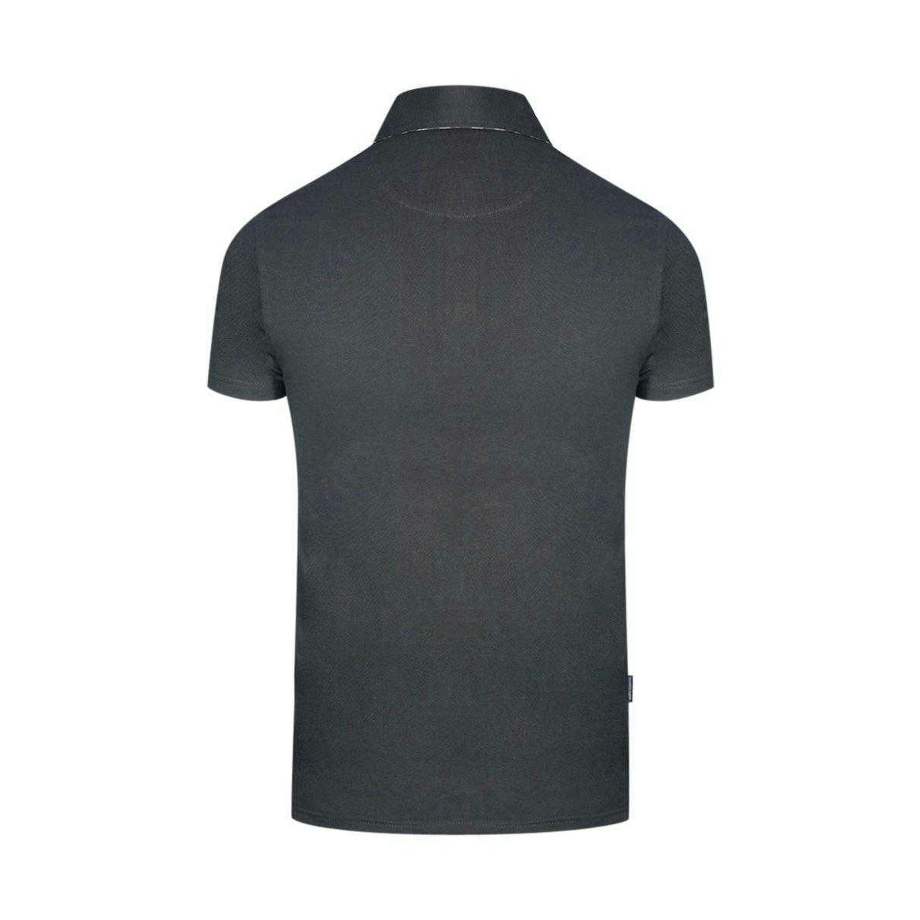 Aquascutum Mens Checked Logo Polo Shirt , view 2 of 2