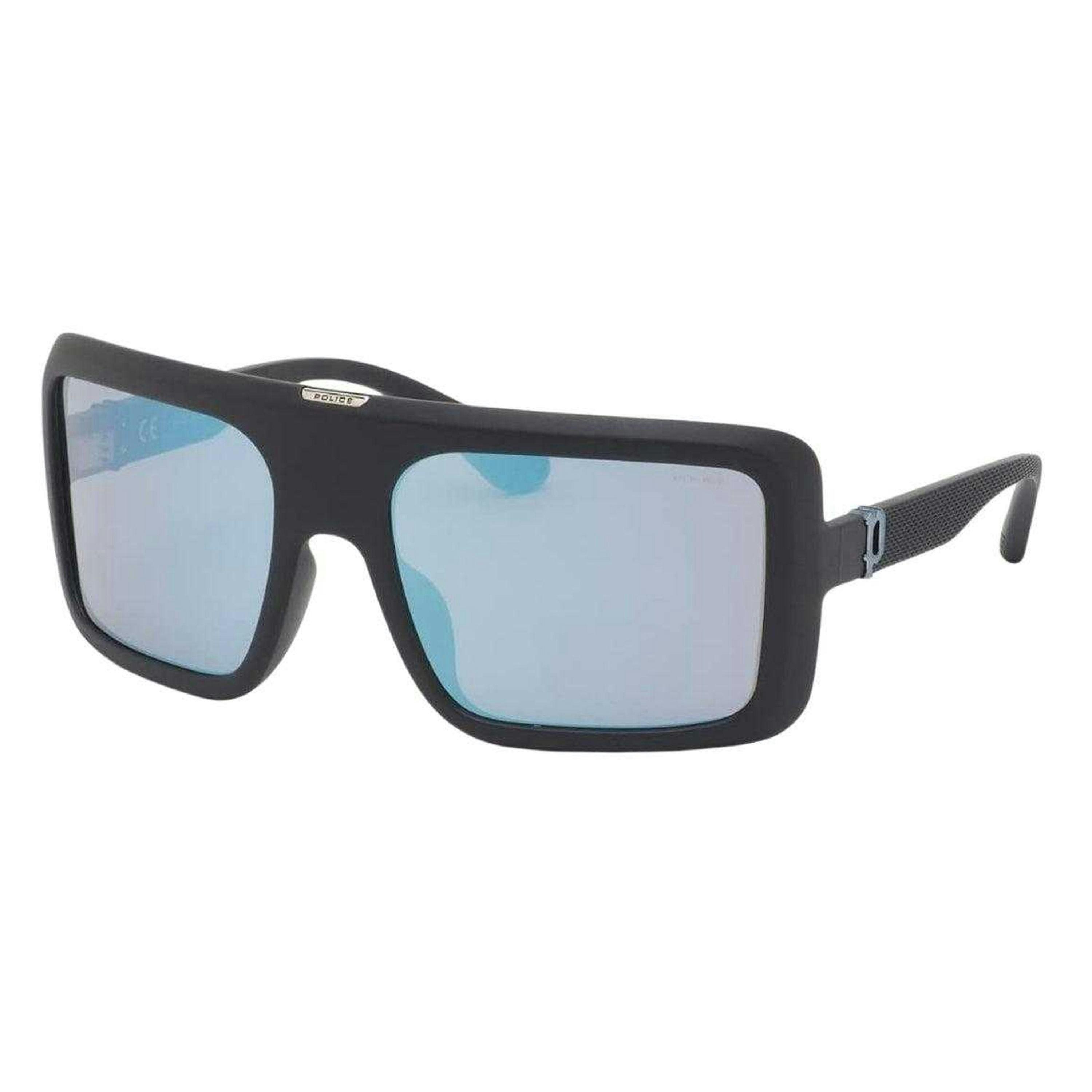Police Mens Square Matte Sunglasses , view 2 of 2