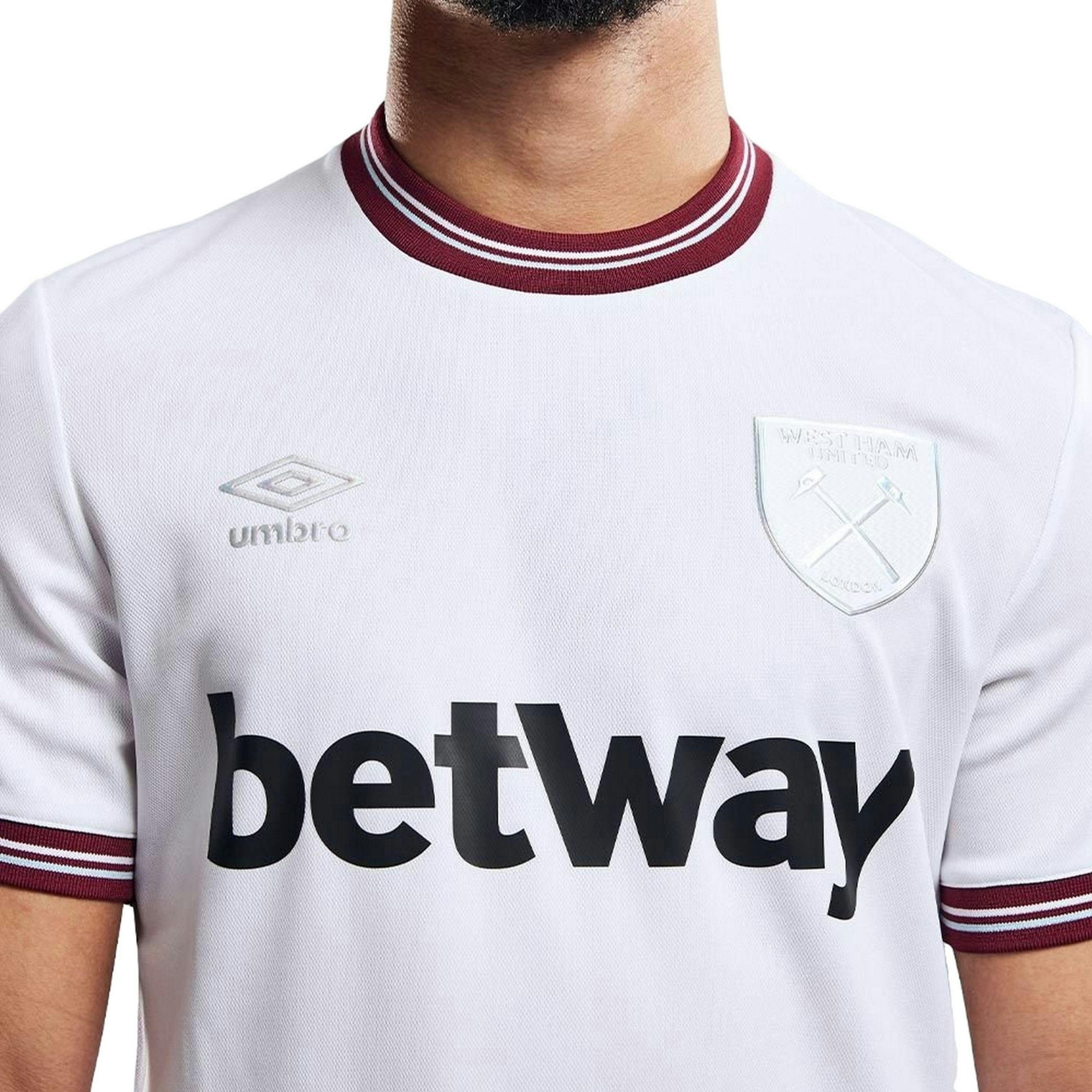 Umbro Mens 23/24 West Ham United FC Away Jersey , view 3 of 3