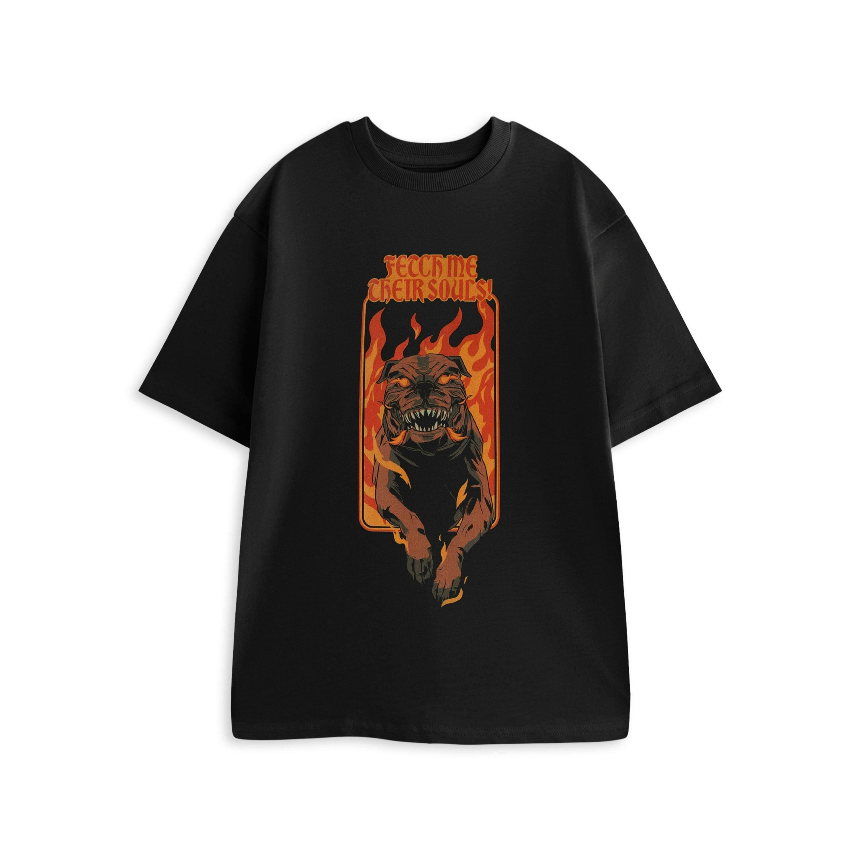 Call of Duty Mens Black Fetch Me Their Souls Short Sleeved T-Shirt by Vanilla Underground , view 1 of 1