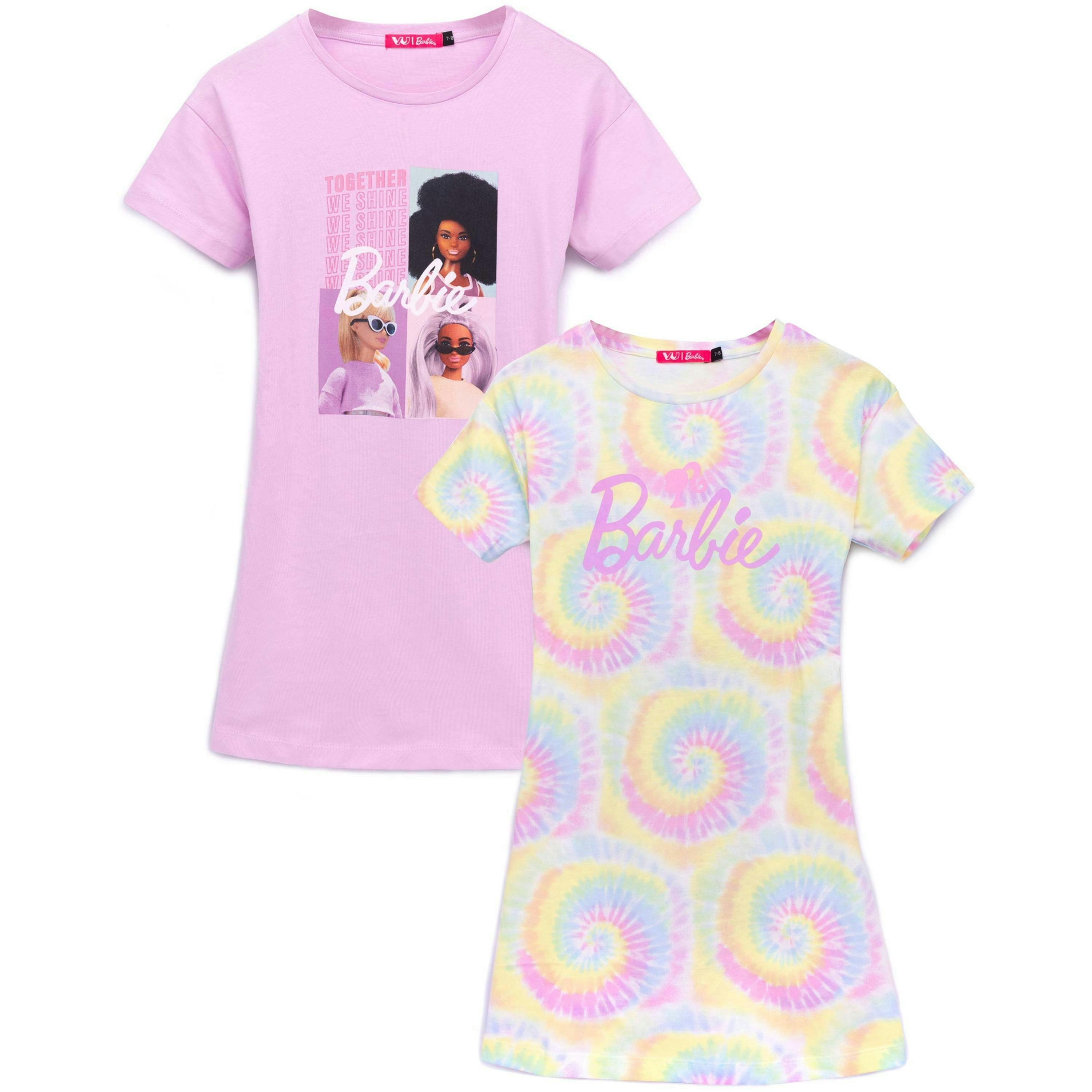 Barbie Unisex Kids Multicoloured Barbie Logo Dress by Vanilla Underground , view 1 of 1