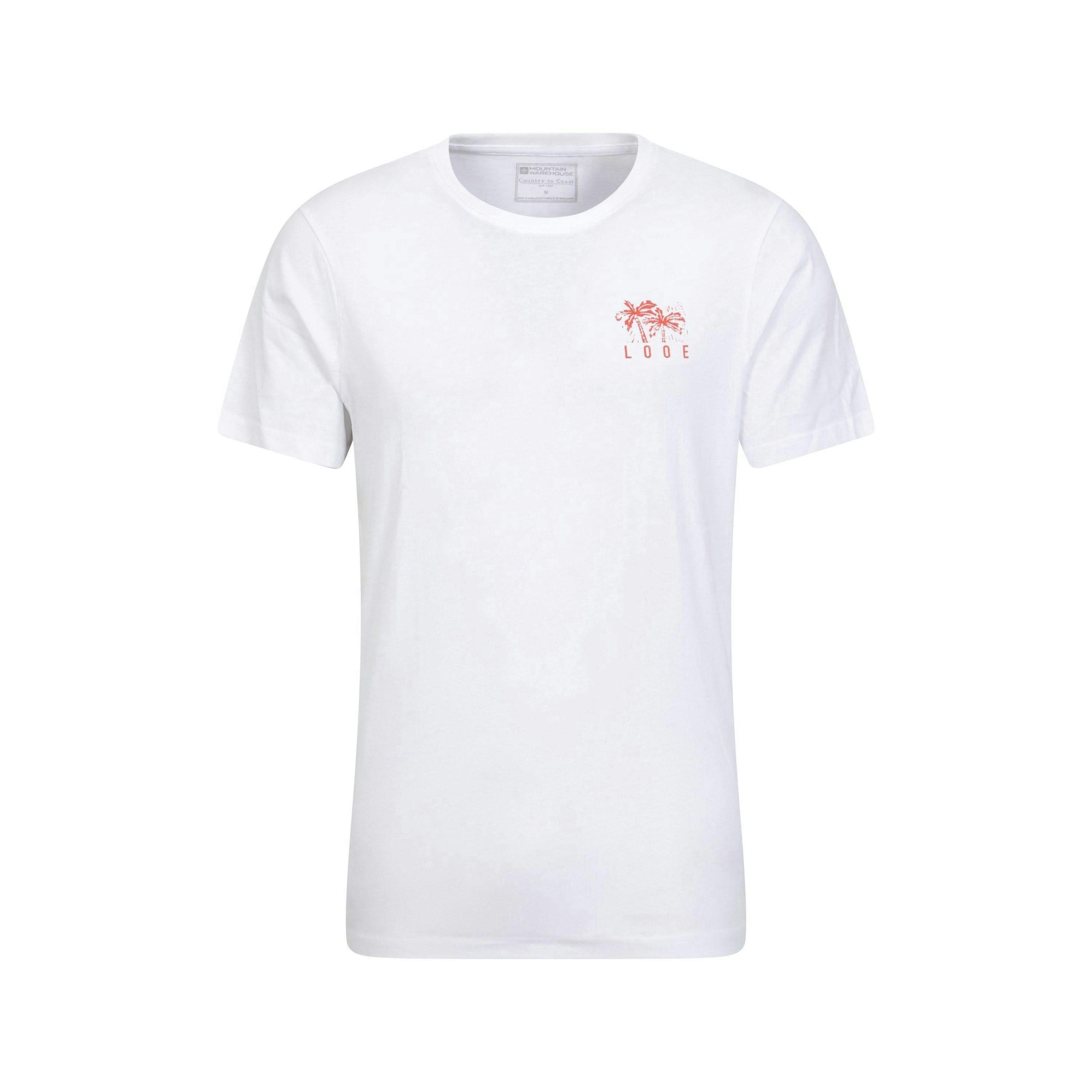Mountain Warehouse Mens Looe Printed Organic T-Shirt , view 1 of 1