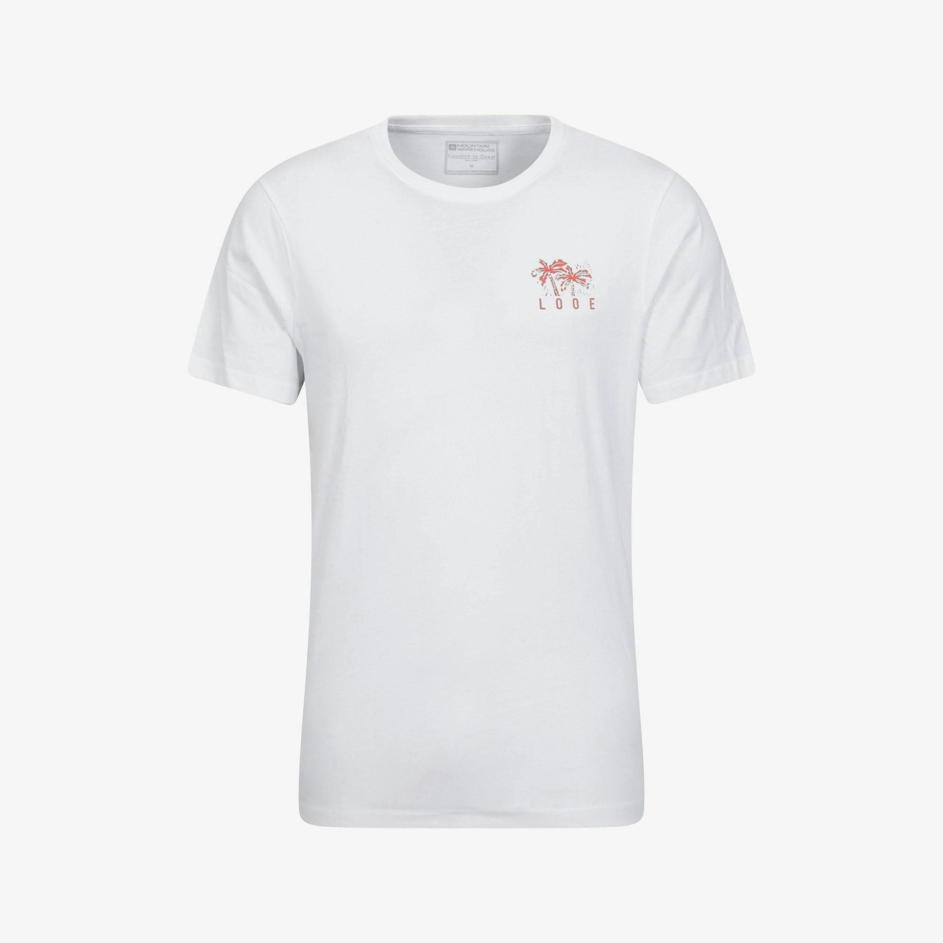 Mountain Warehouse Mens Looe Printed Organic T-Shirt , view 1 of 1