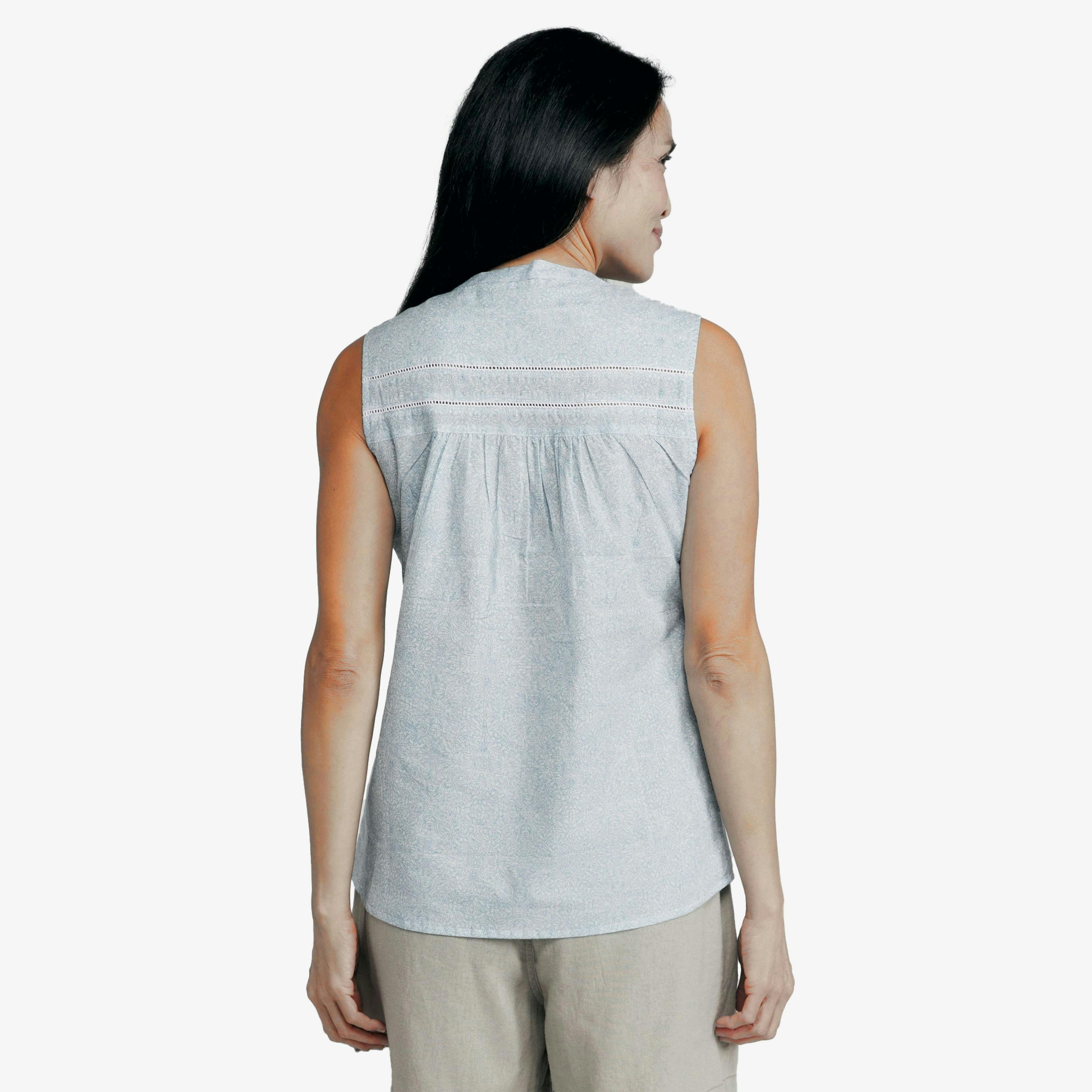 Mountain Warehouse Womens/Ladies Petra Printed Sleeveless Shirt , view 1 of 4