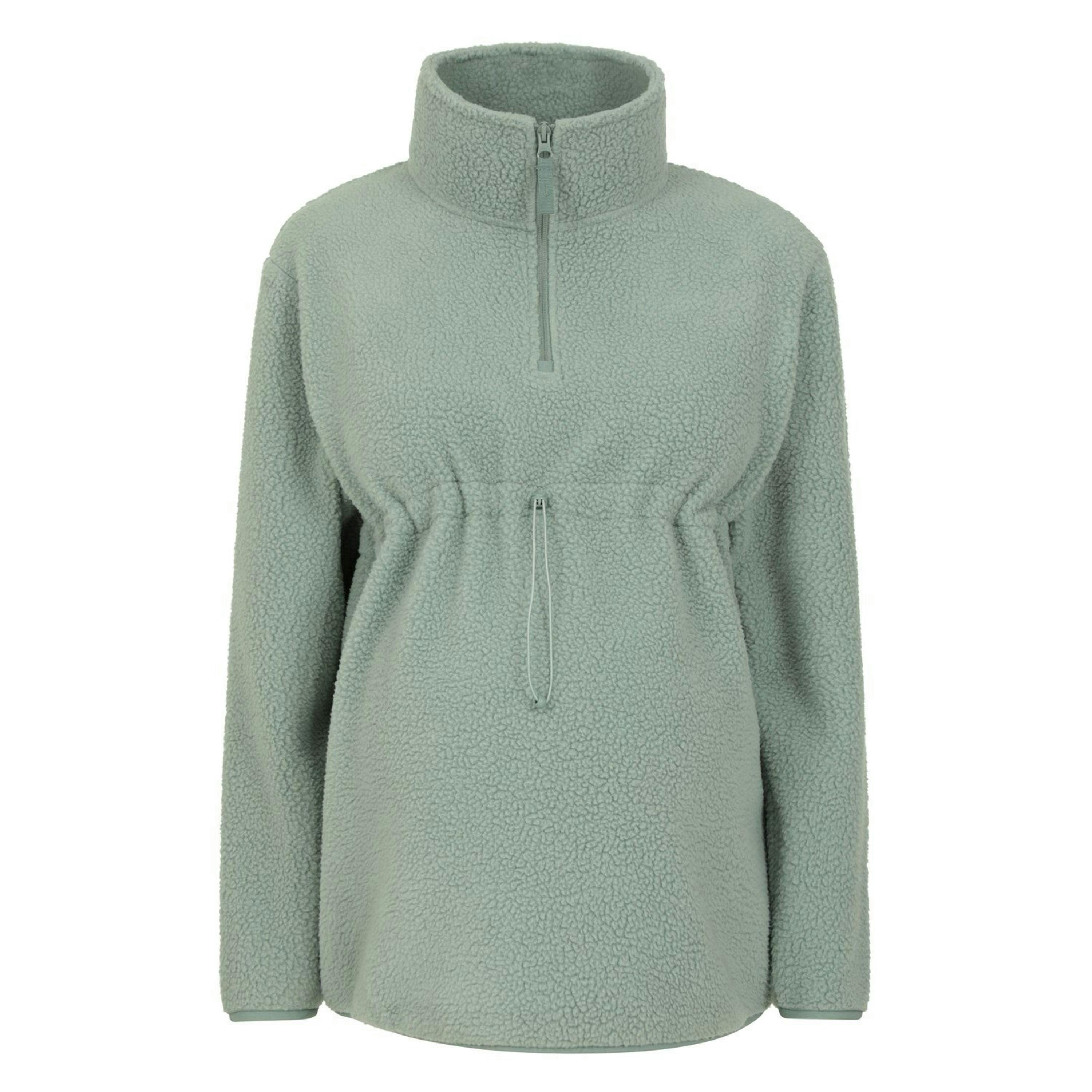 Mountain Warehouse Womens/Ladies Cosy Sherpa Half Zip Maternity Fleece Top , view 1 of 6