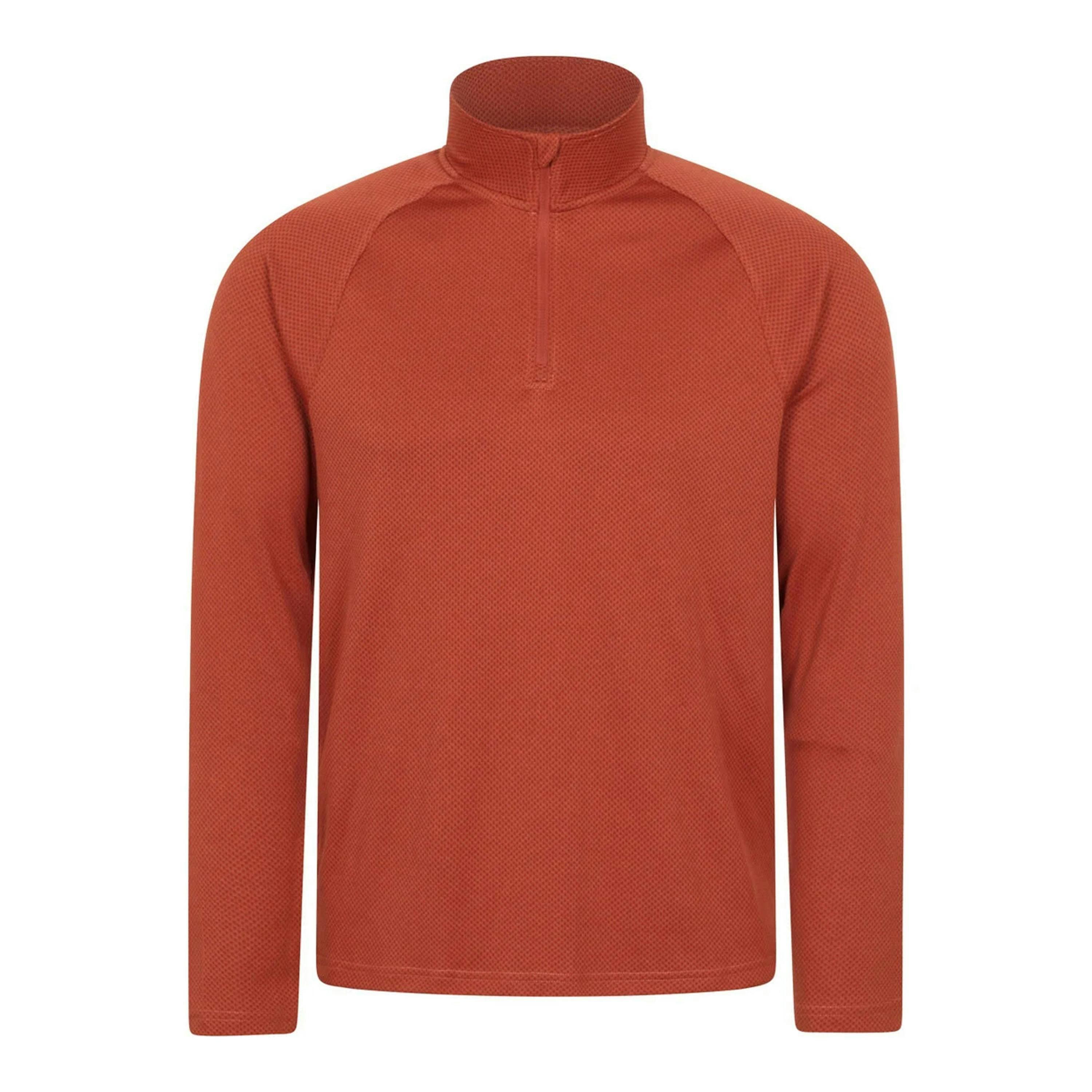 Mountain Warehouse Mens Spin Textured Half Zip Sweatshirt , view 1 of 3