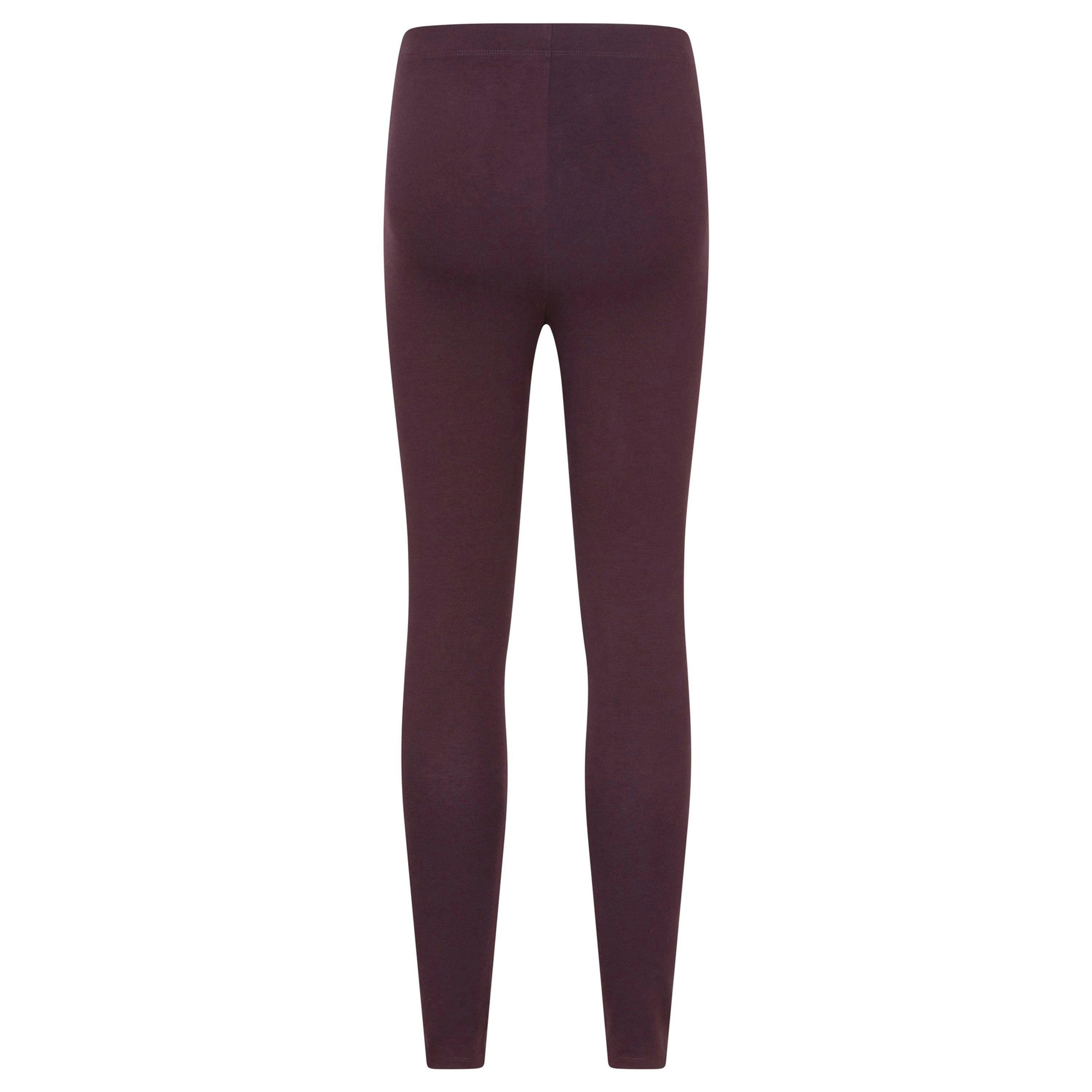 Mountain Warehouse Womens/Ladies Cotton Blend Midweight Leggings (Pack of 2) , view 2 of 3