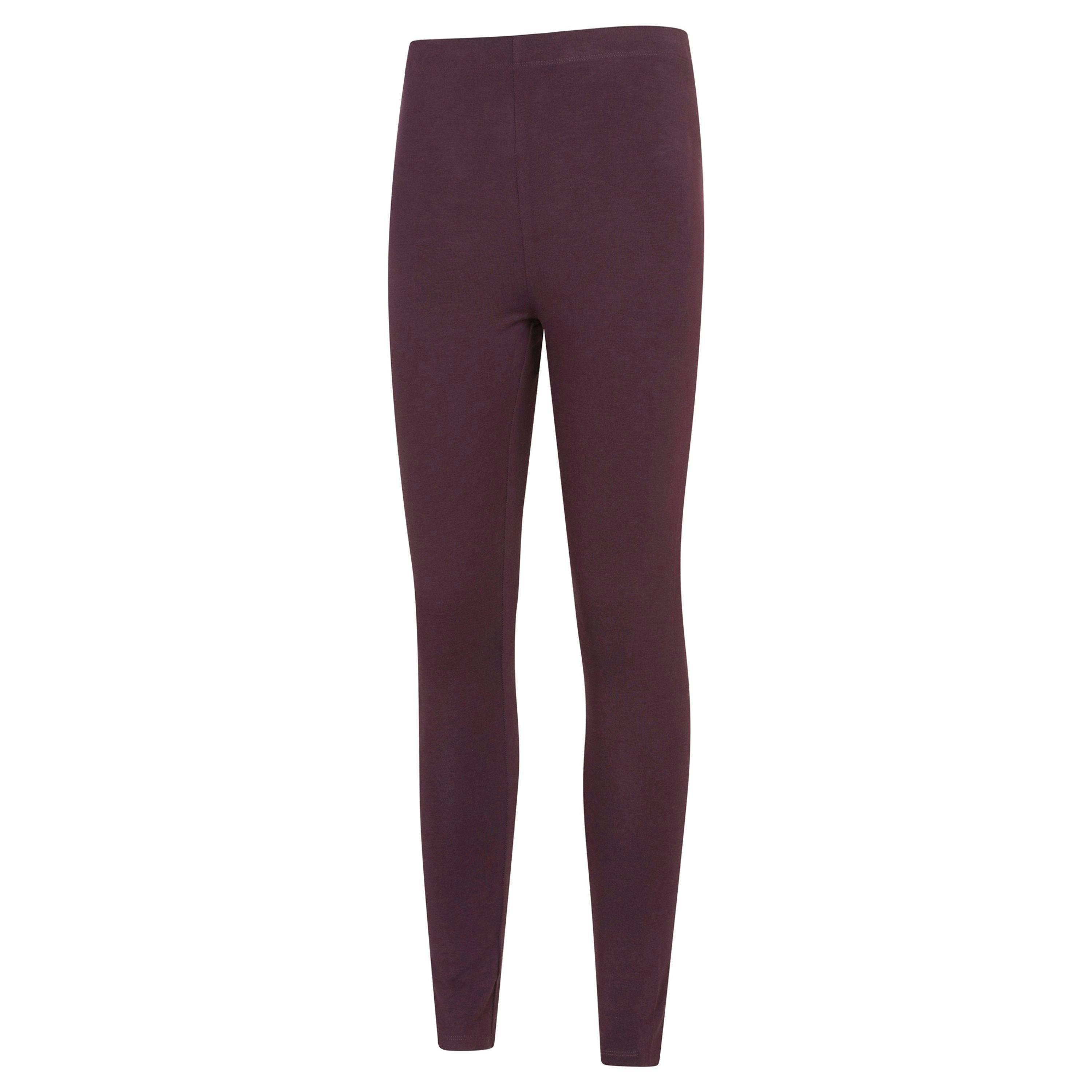 Mountain Warehouse Womens/Ladies Cotton Blend Midweight Leggings (Pack of 2) , view 3 of 3