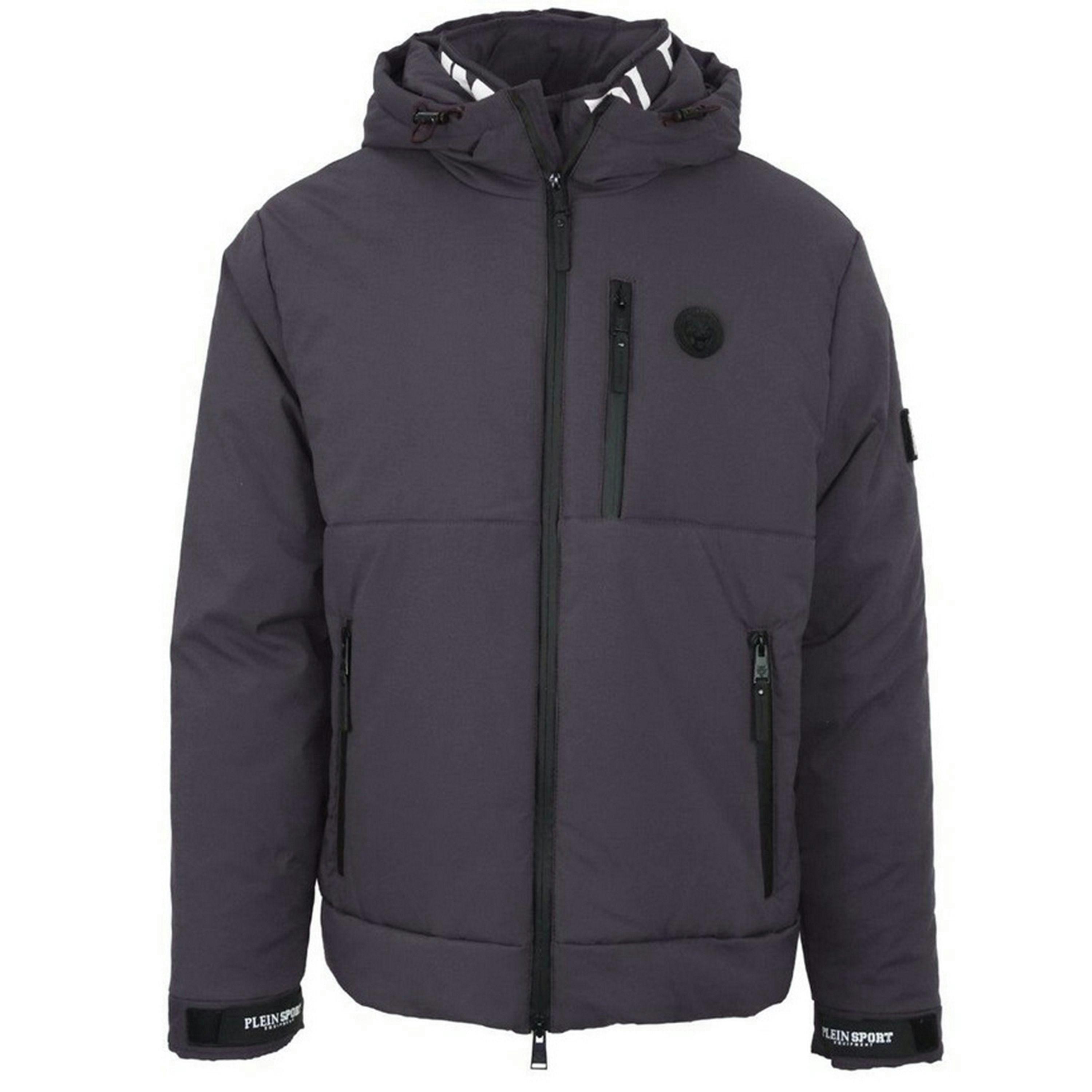 Plein Sport Mens Logo Padded Jacket , view 1 of 2