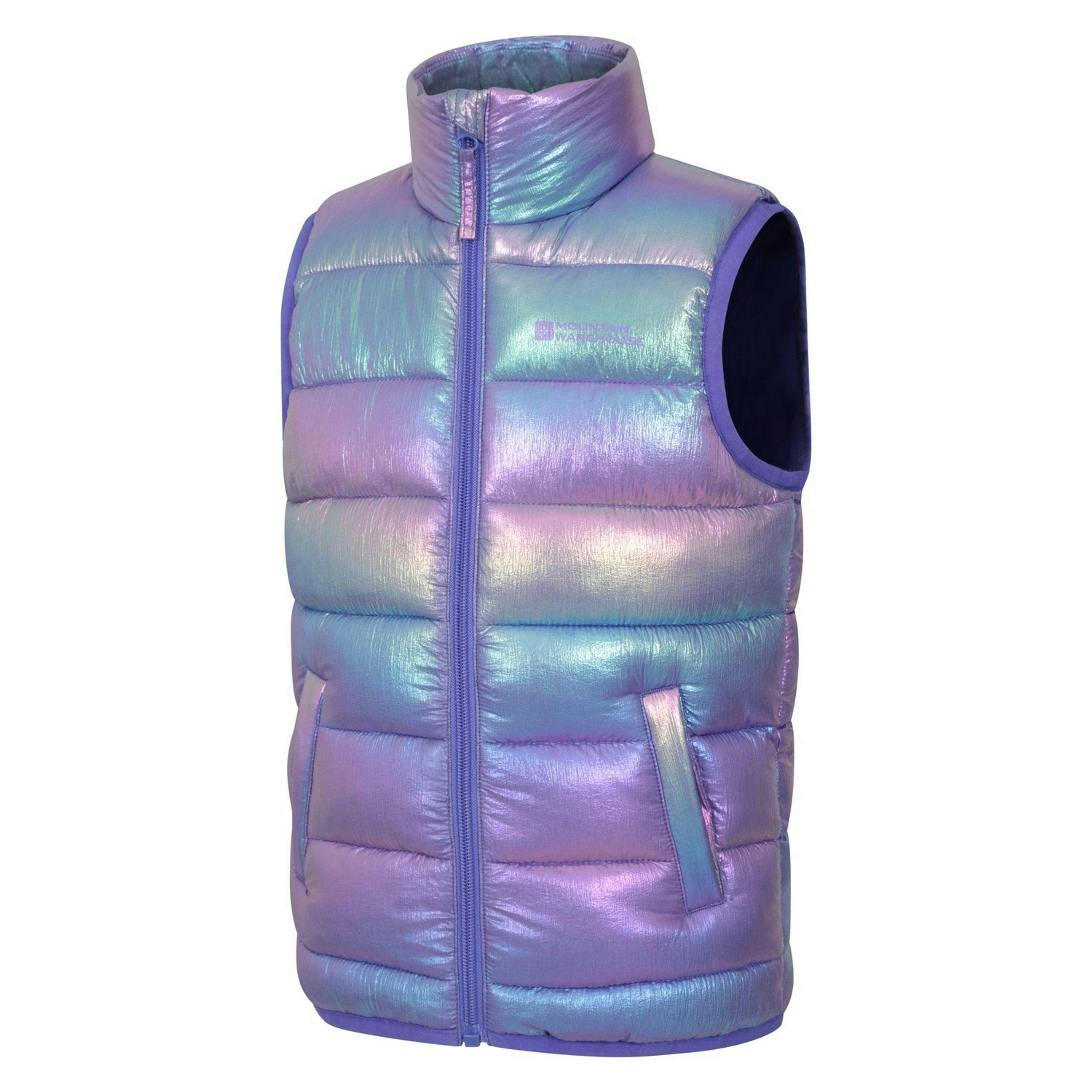 Mountain Warehouse Childrens/Kids Rocko Plain Padded Gilet , view 3 of 6