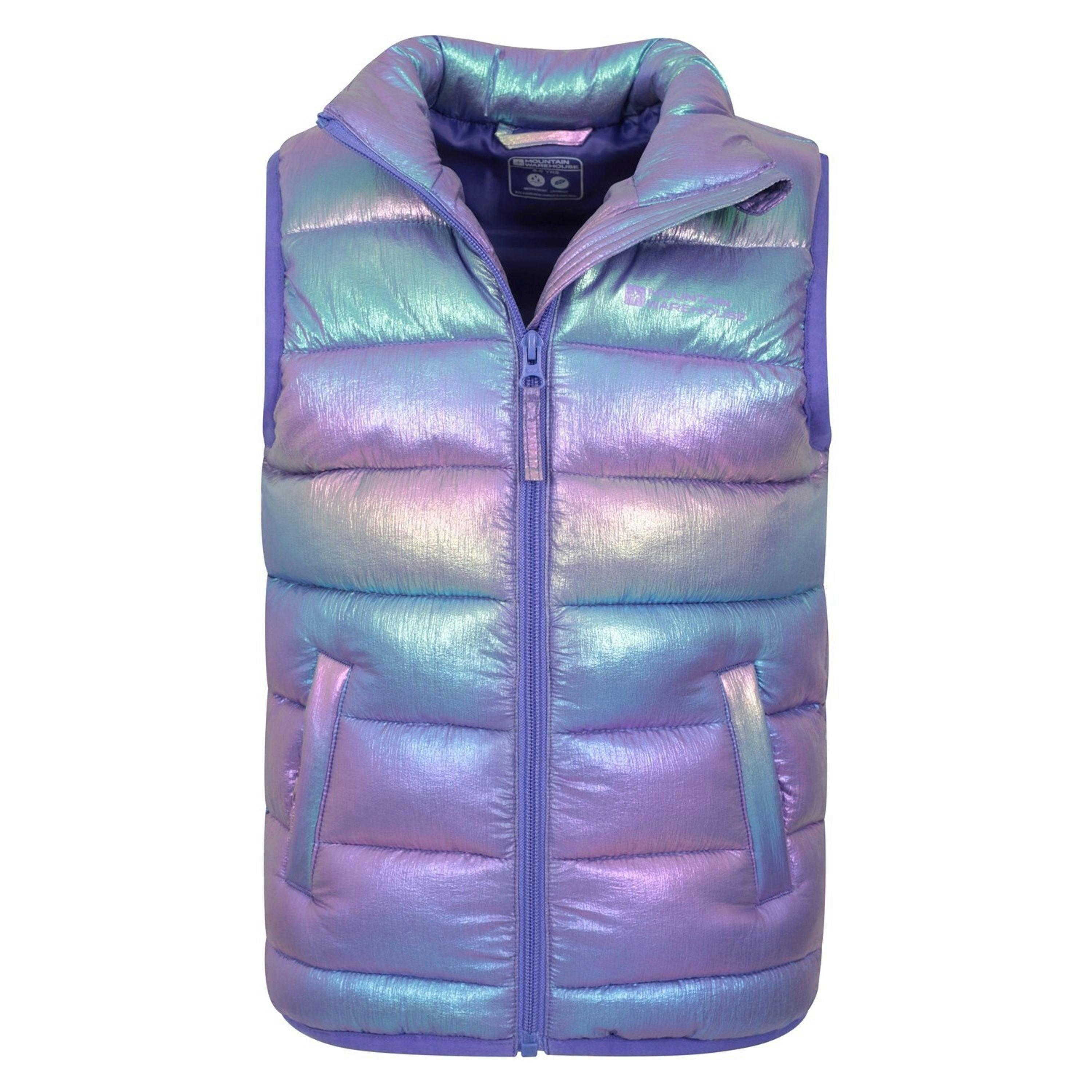 Mountain Warehouse Childrens/Kids Rocko Plain Padded Gilet , view 5 of 6