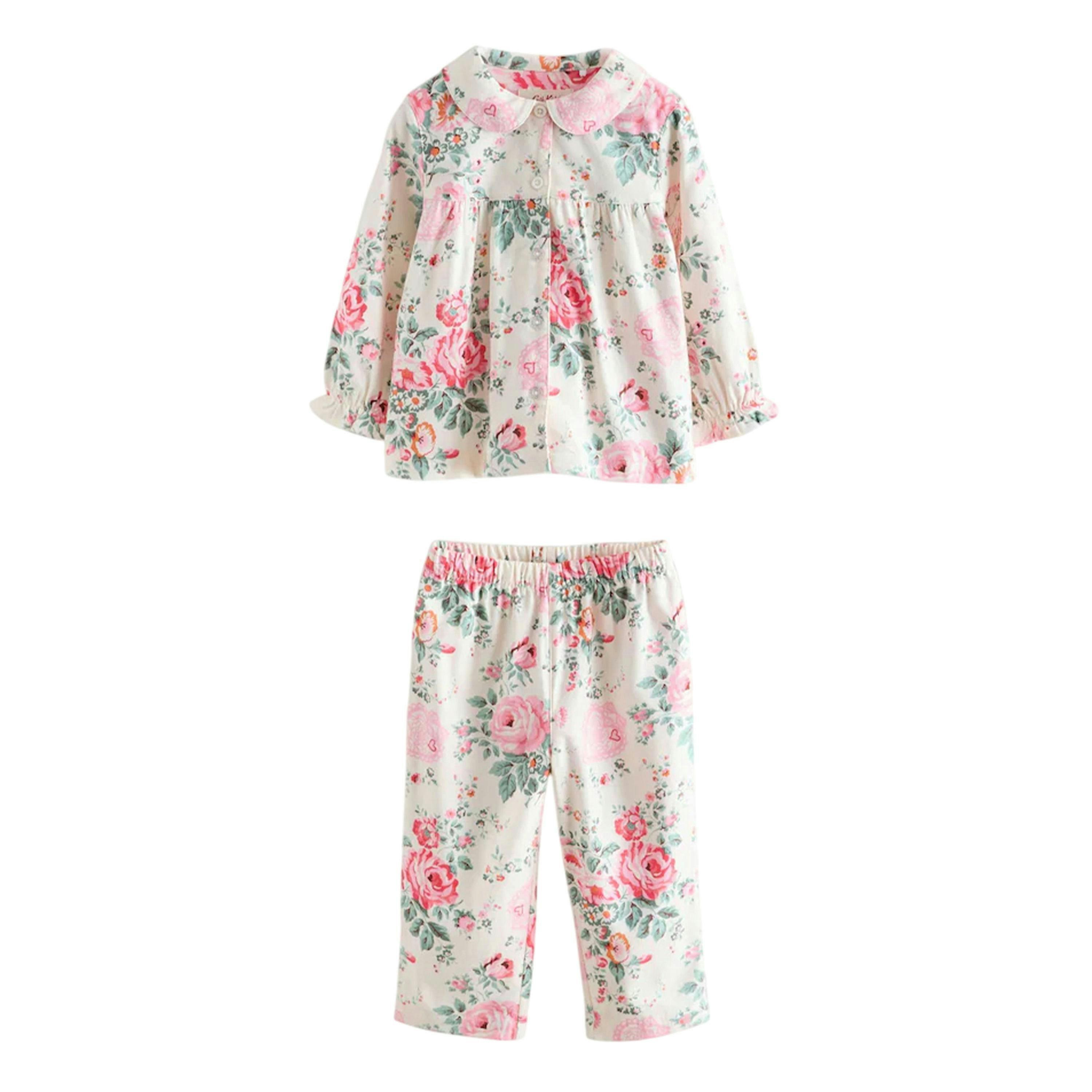 Cath Kidston Girls Roses Button Through Pyjama Set , view 1 of 4