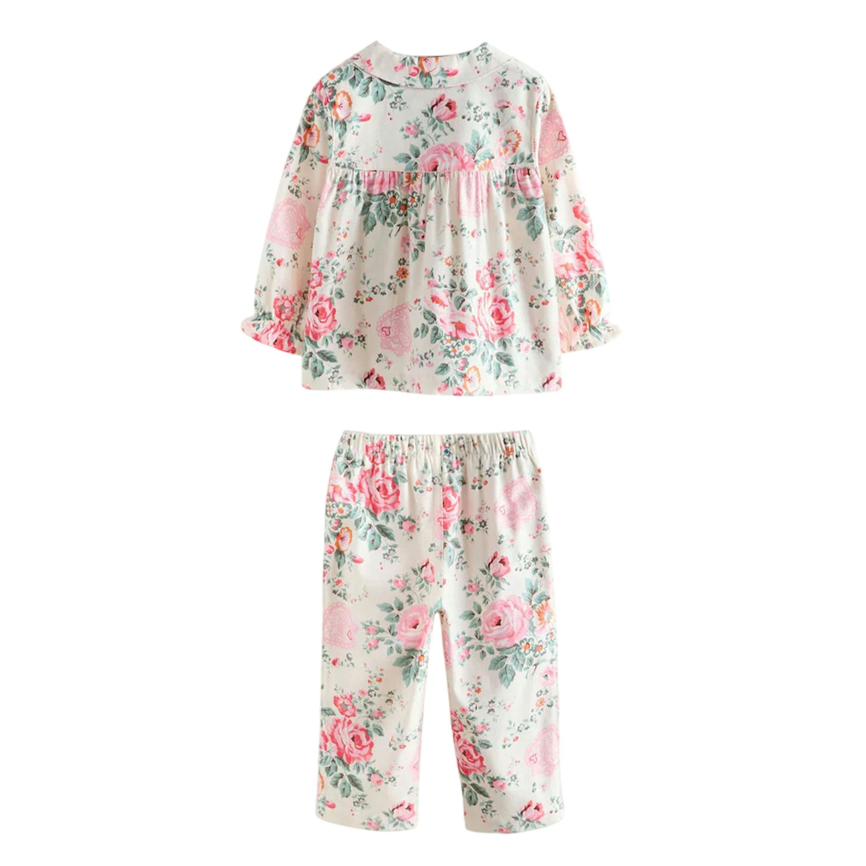 Cath Kidston Girls Roses Button Through Pyjama Set , view 2 of 4