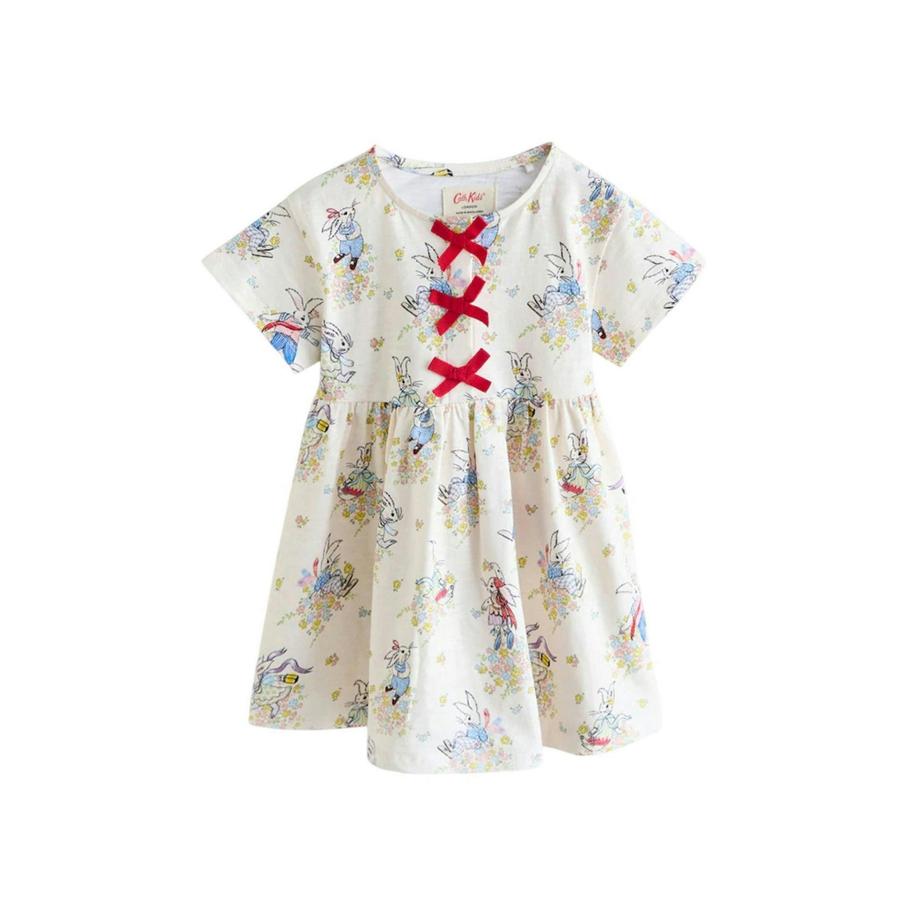 Cath Kidston Girls Bunny Bow Casual Dress , view 1 of 3