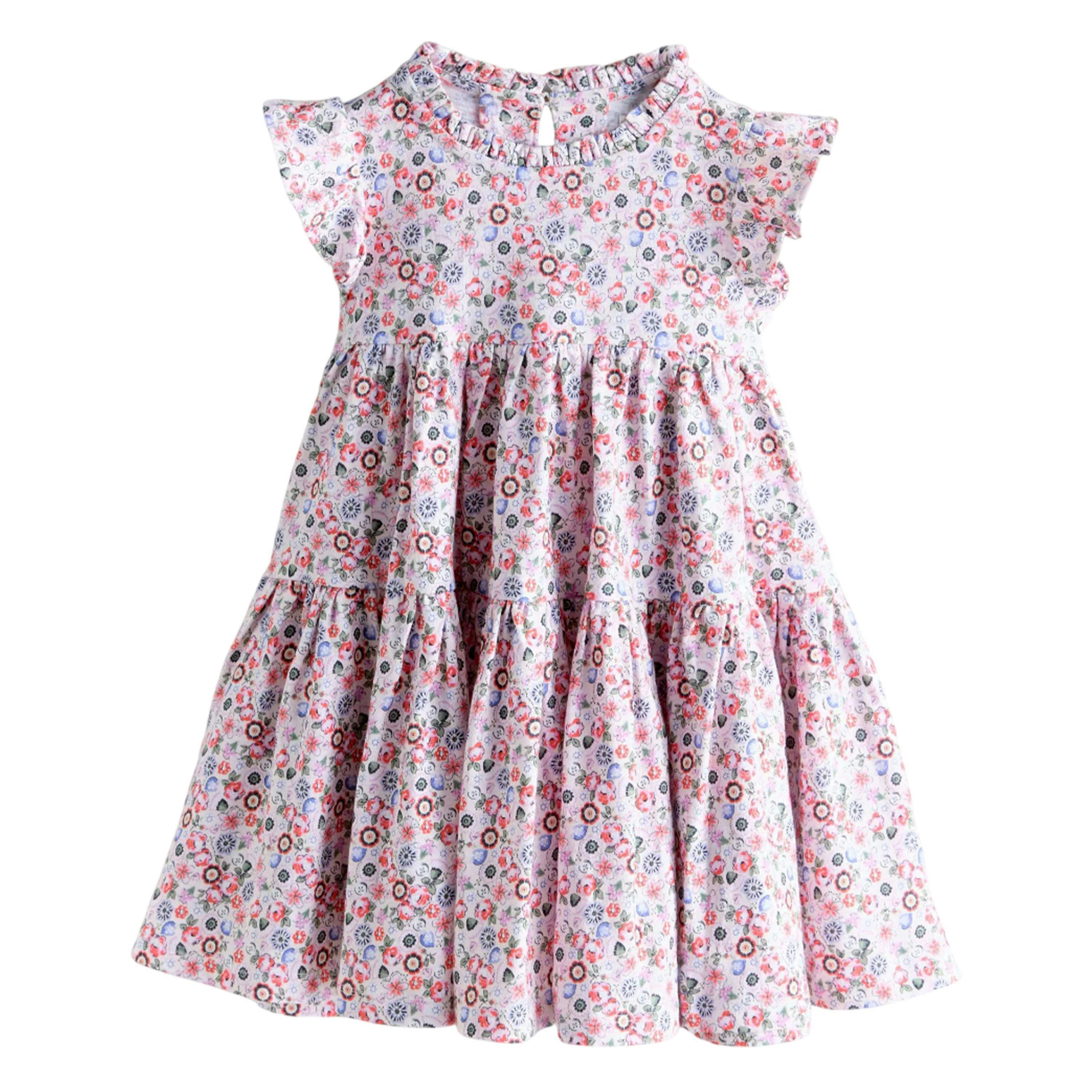 Cath Kidston Girls Jersey Tiered Dress , view 1 of 4
