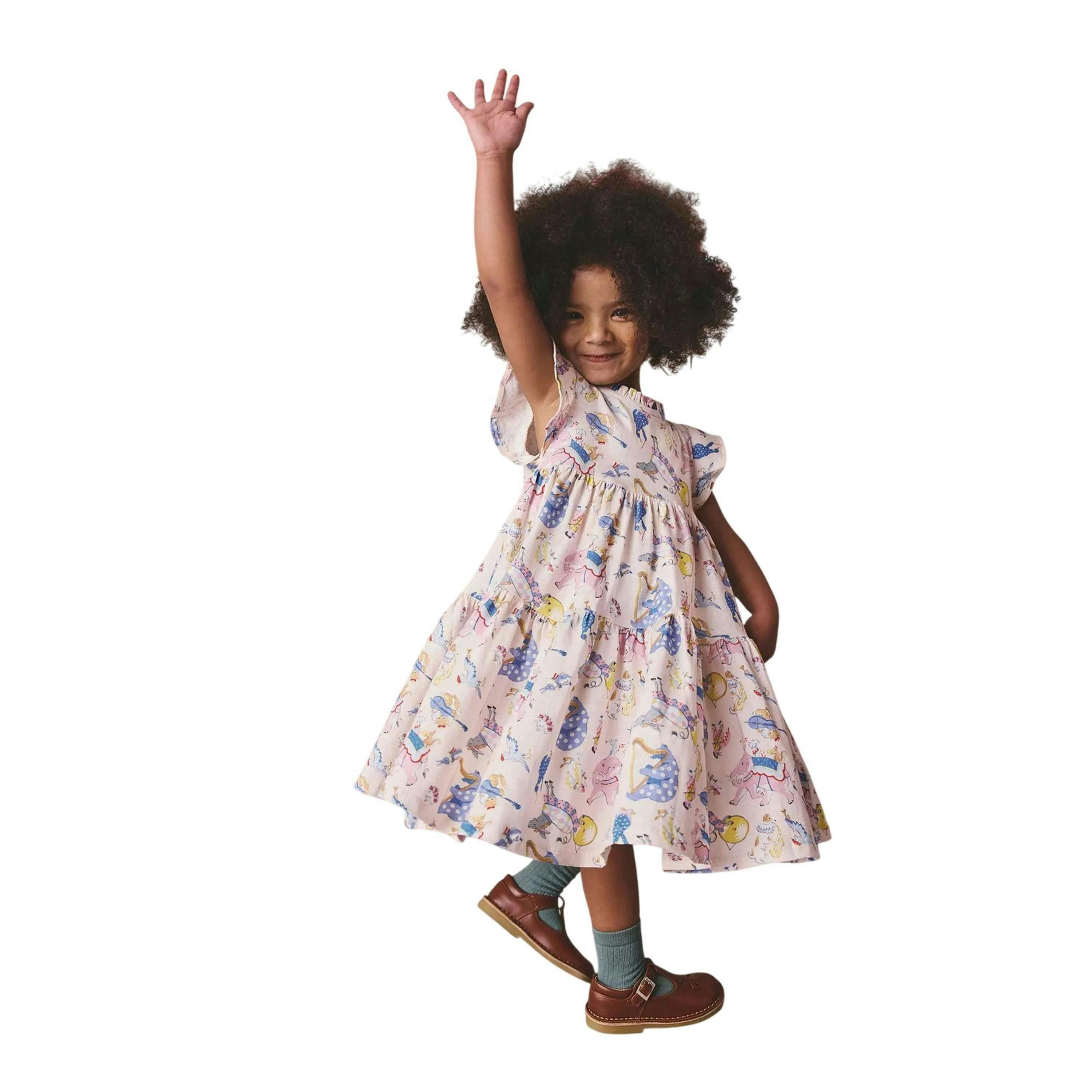 Cath Kidston Girls Animals Jersey Dress , view 4 of 4