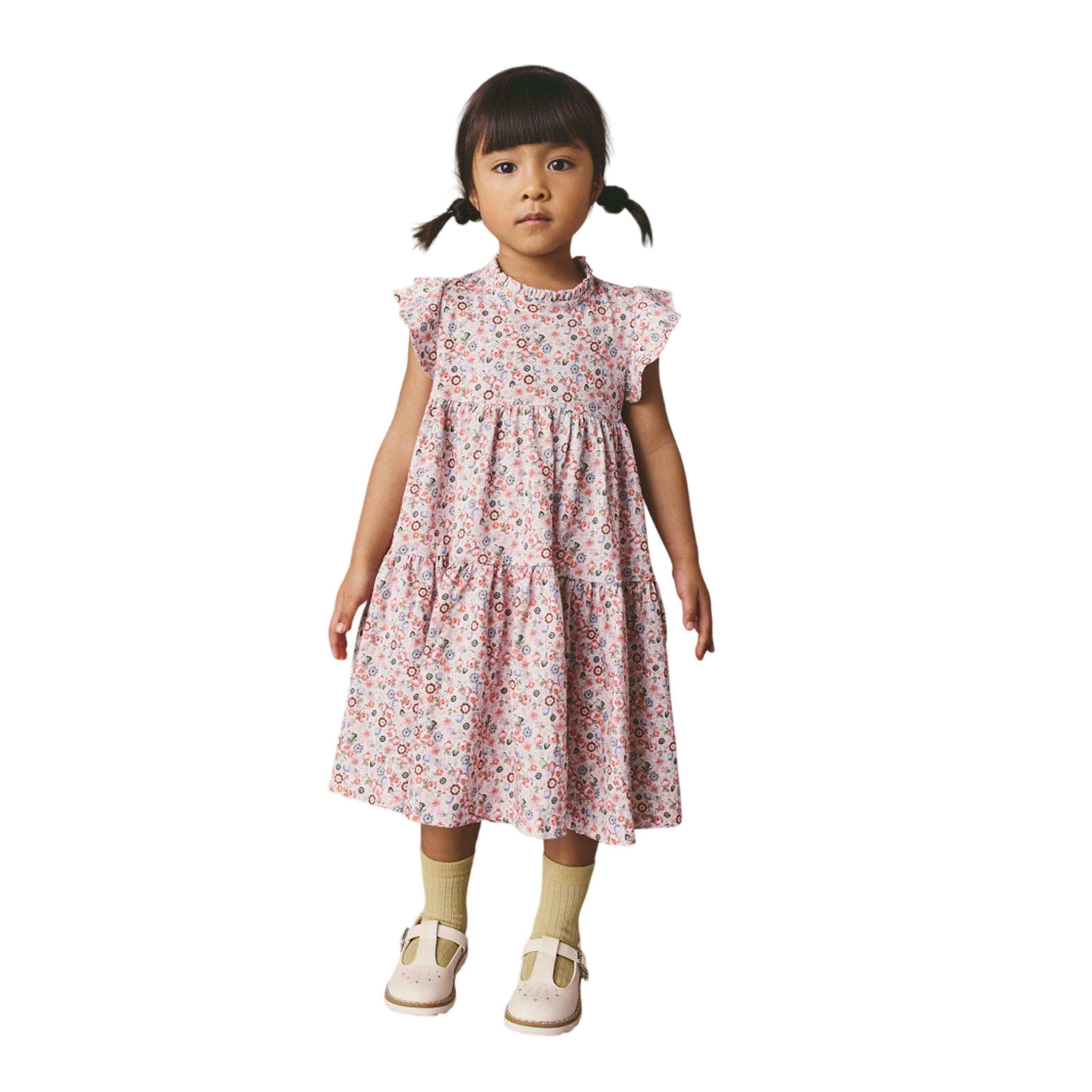Cath Kidston Girls Jersey Tiered Dress , view 4 of 4