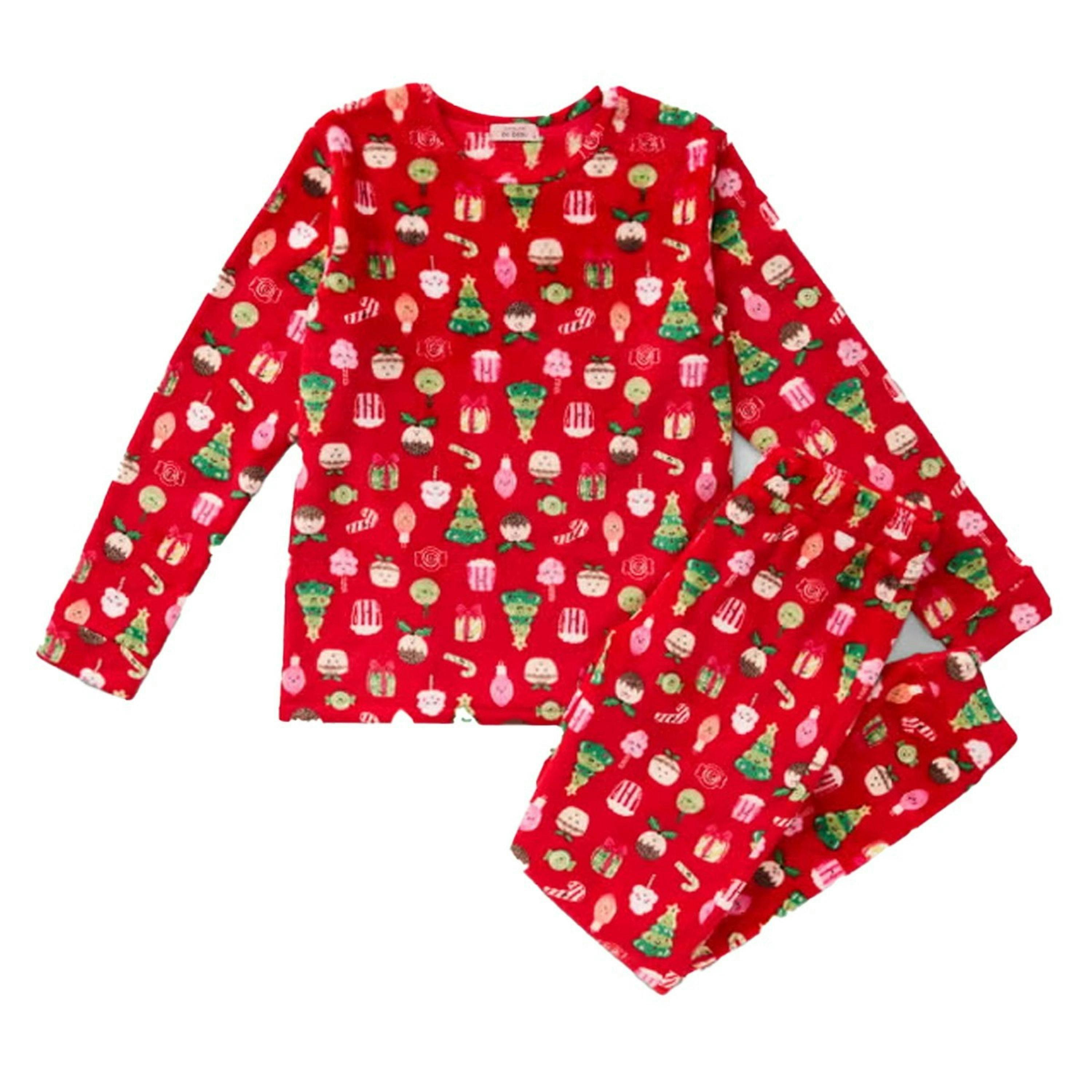 Cath Kidston Girls Fleece Long Pyjama Set , view 1 of 2