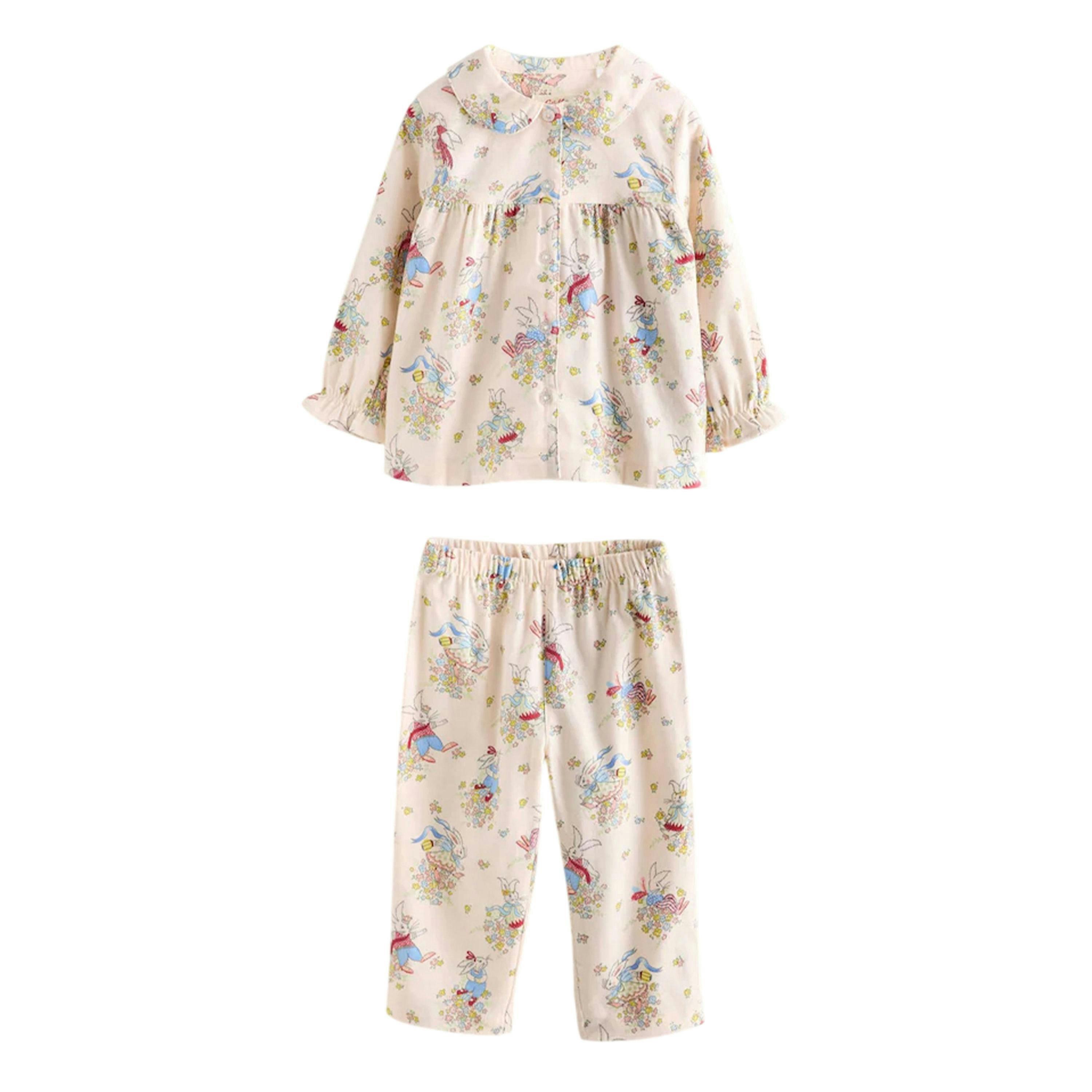 Cath Kidston Baby Girls Woven Button Through Pyjama Set , view 1 of 3