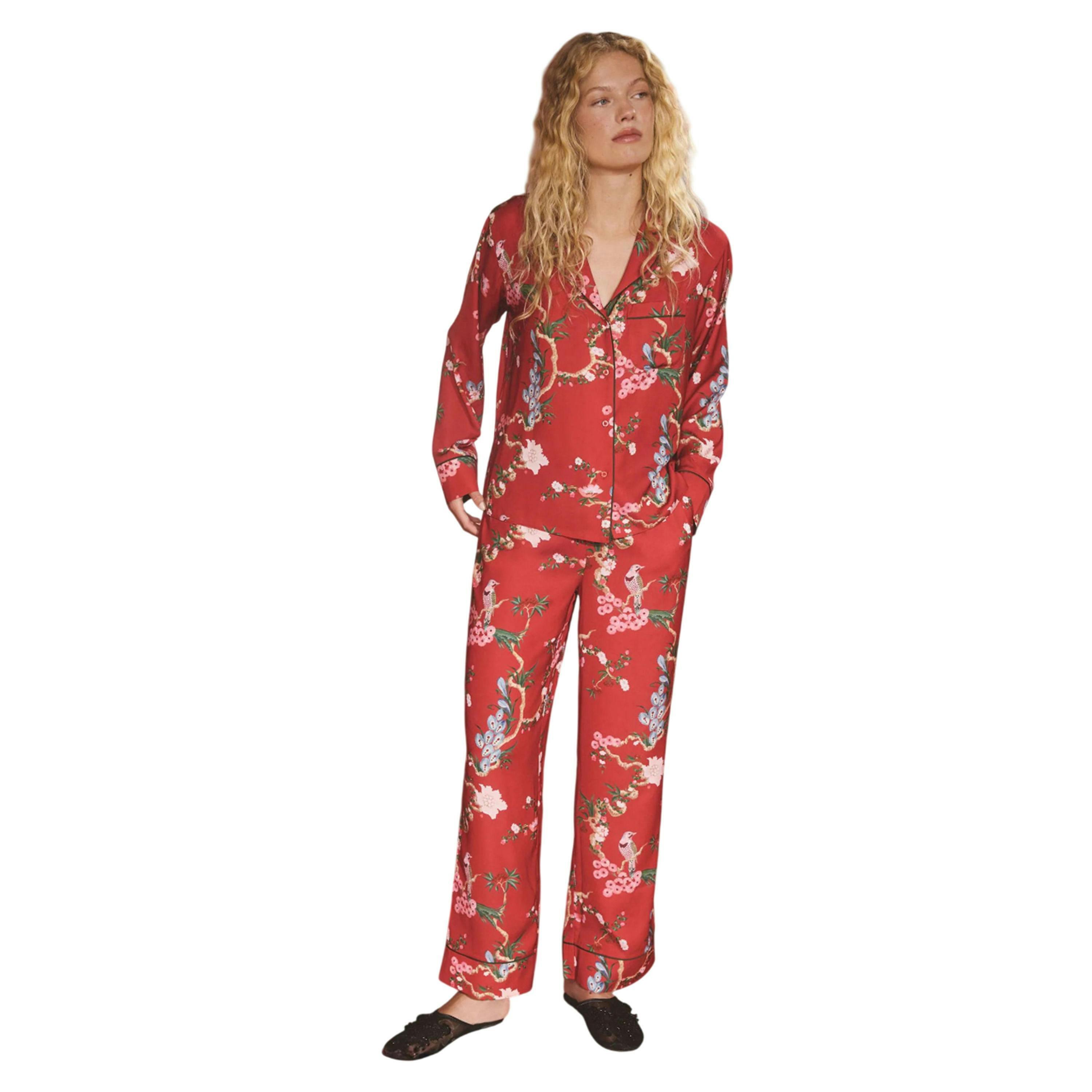 Cath Kidston Womens/Ladies Bird Button Through Pyjama Set , view 1 of 4