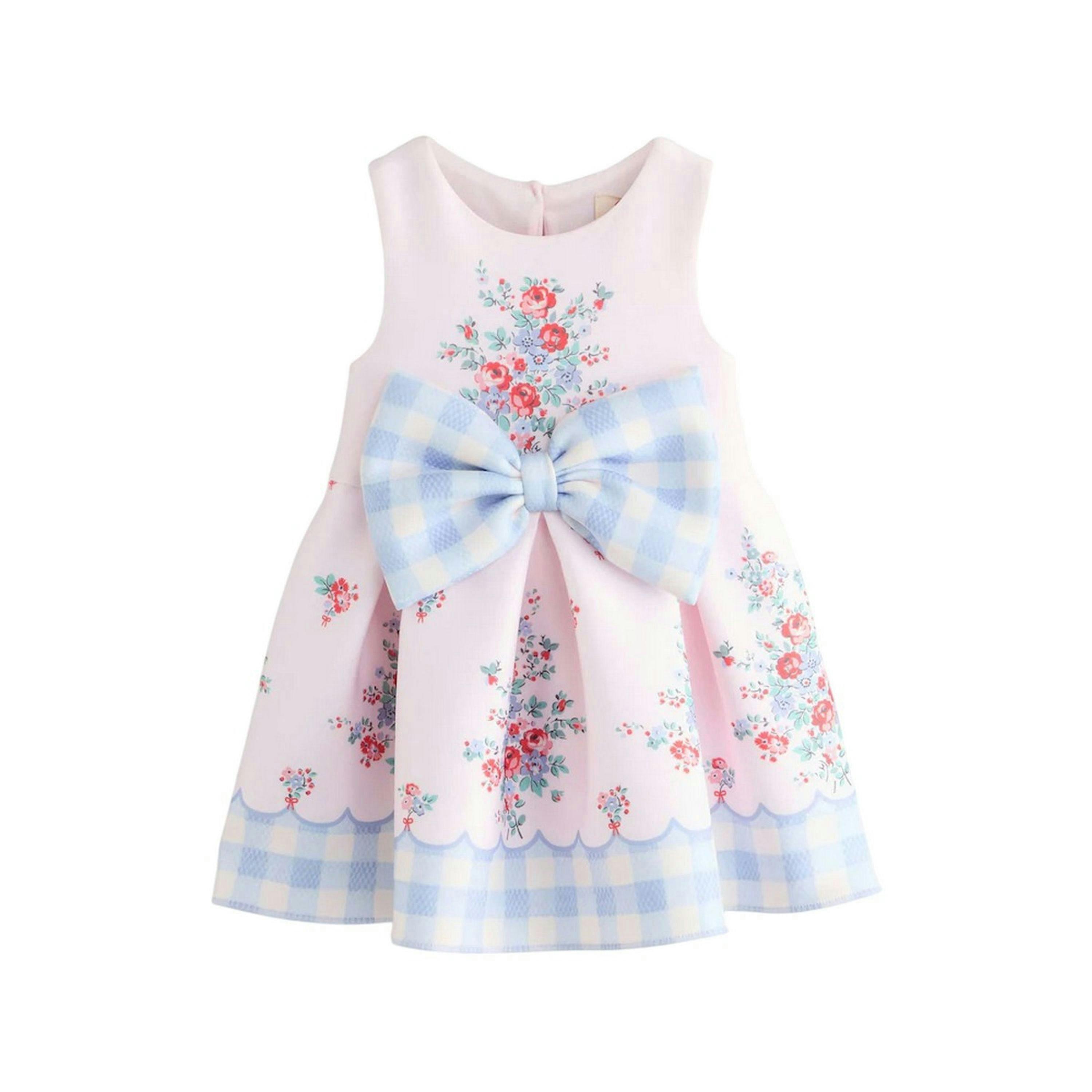 Cath Kidston Girls Bow Scuba Dress , view 1 of 3