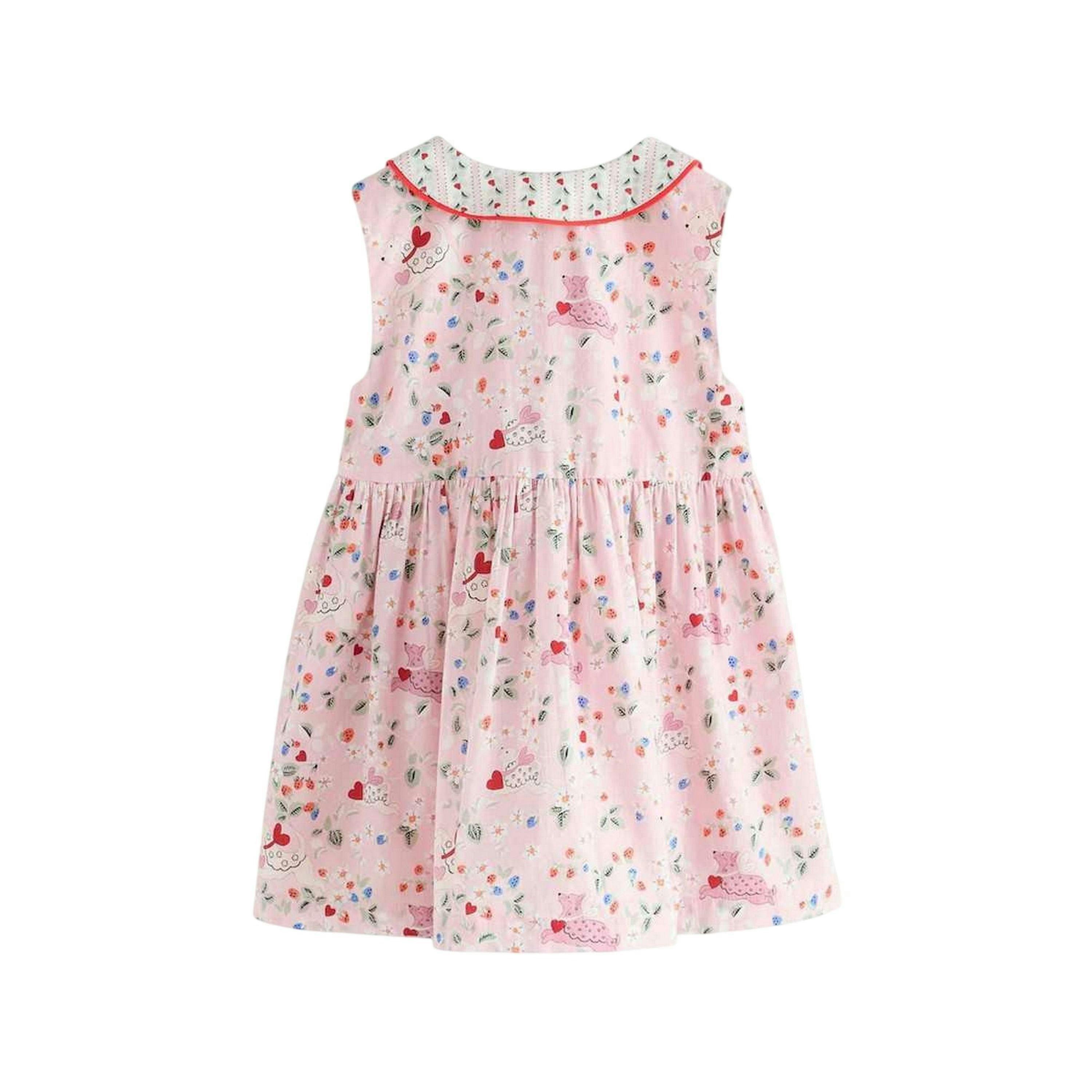 Cath Kidston Girls Hearts & Flowers Collared Dress , view 2 of 4