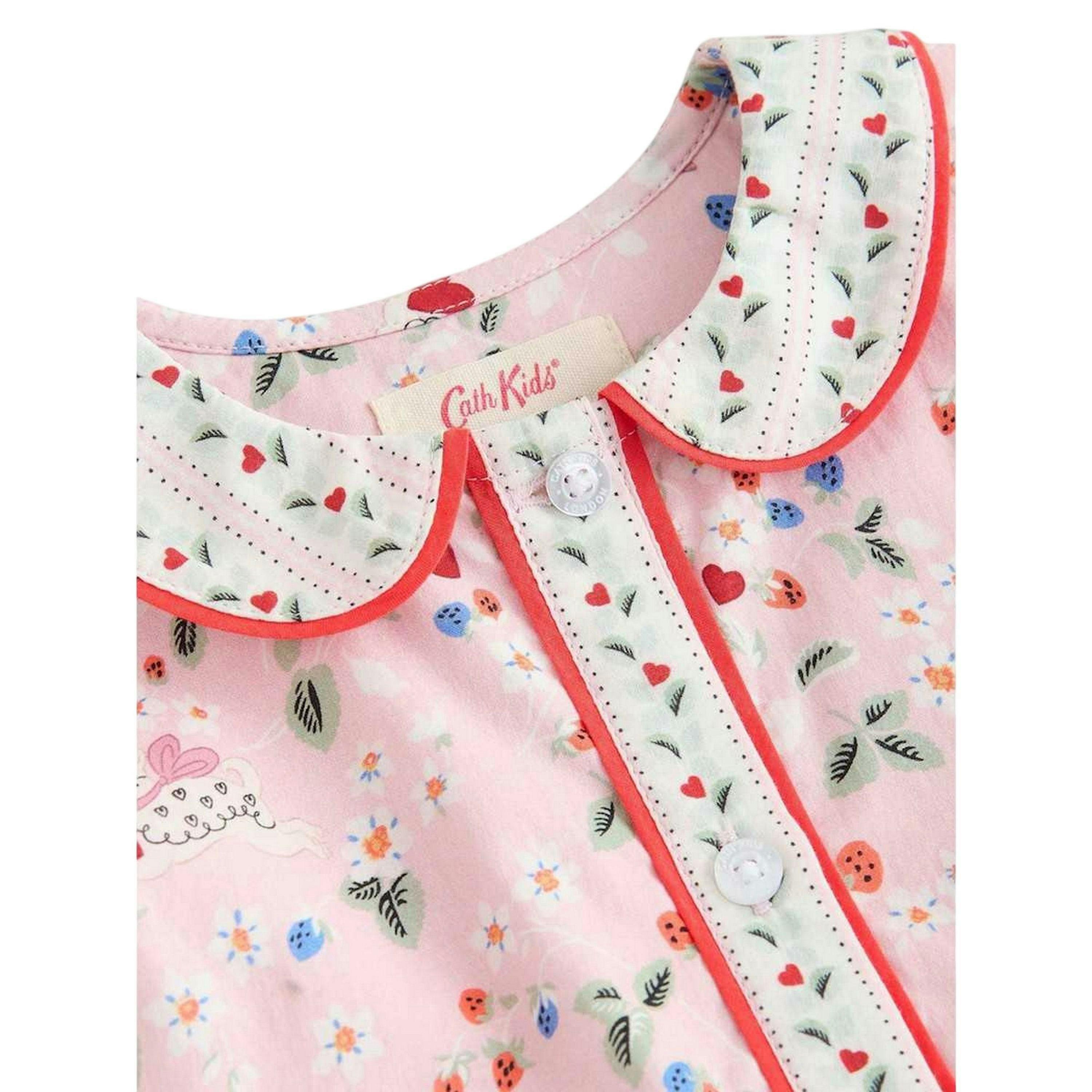 Cath Kidston Girls Hearts & Flowers Collared Dress , view 3 of 4