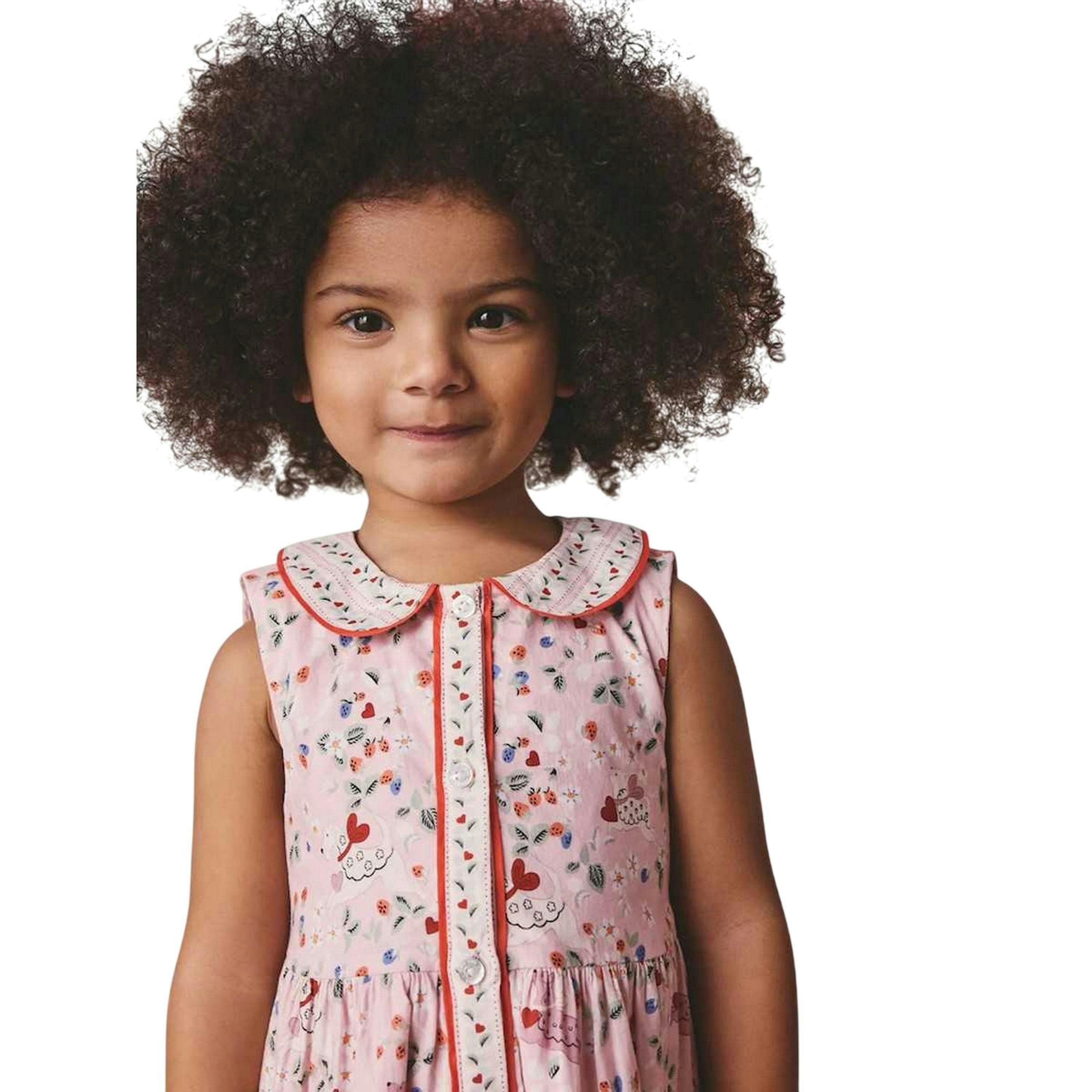 Cath Kidston Girls Hearts & Flowers Collared Dress , view 4 of 4