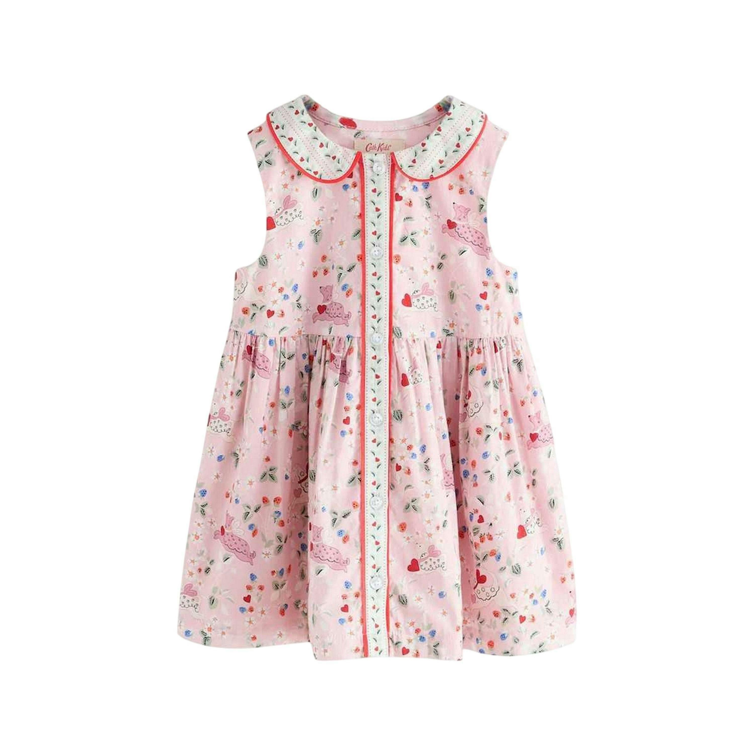 Cath Kidston Girls Hearts & Flowers Collared Dress , view 1 of 4