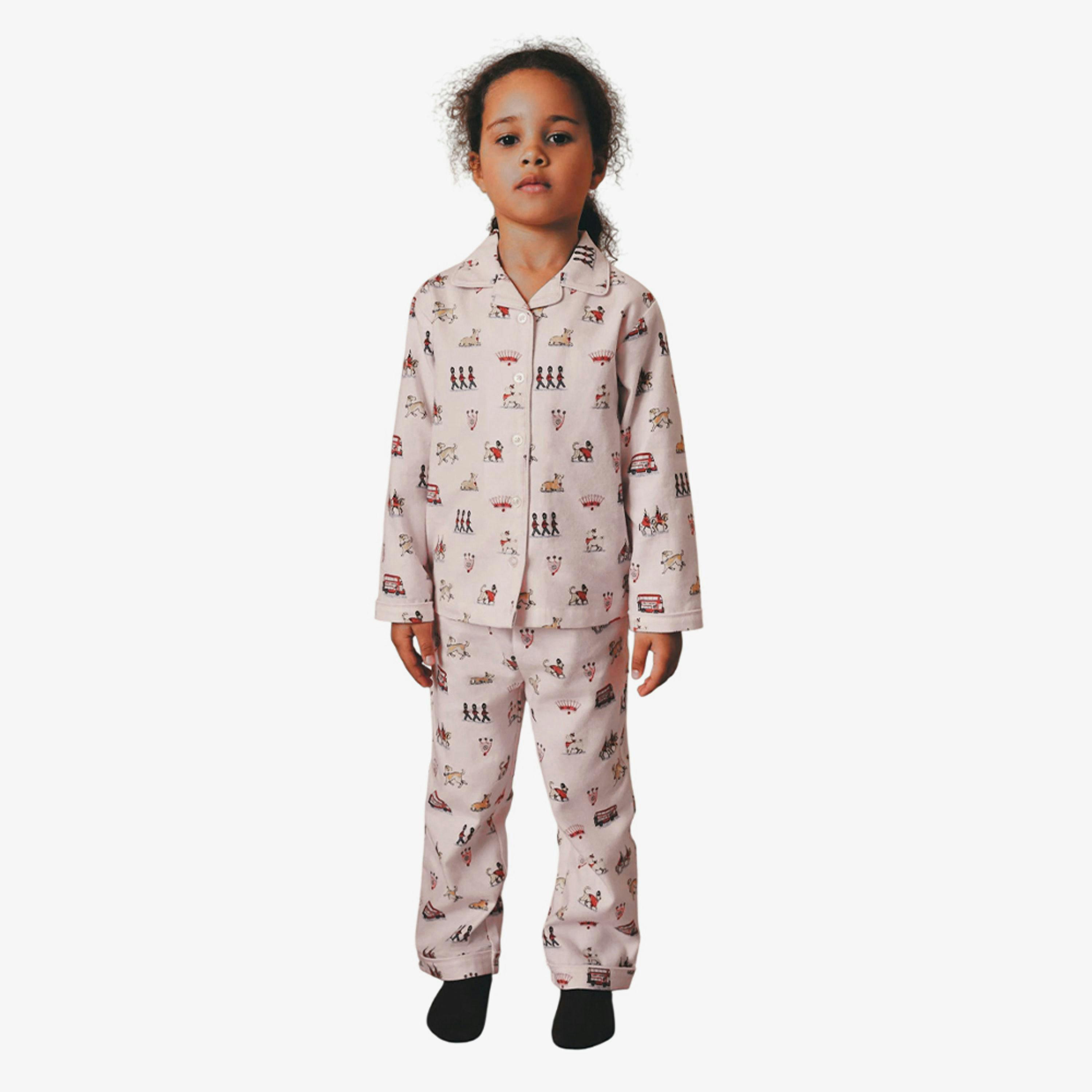 Cath Kidston Girls Button-Down Pyjama Set , view 1 of 4