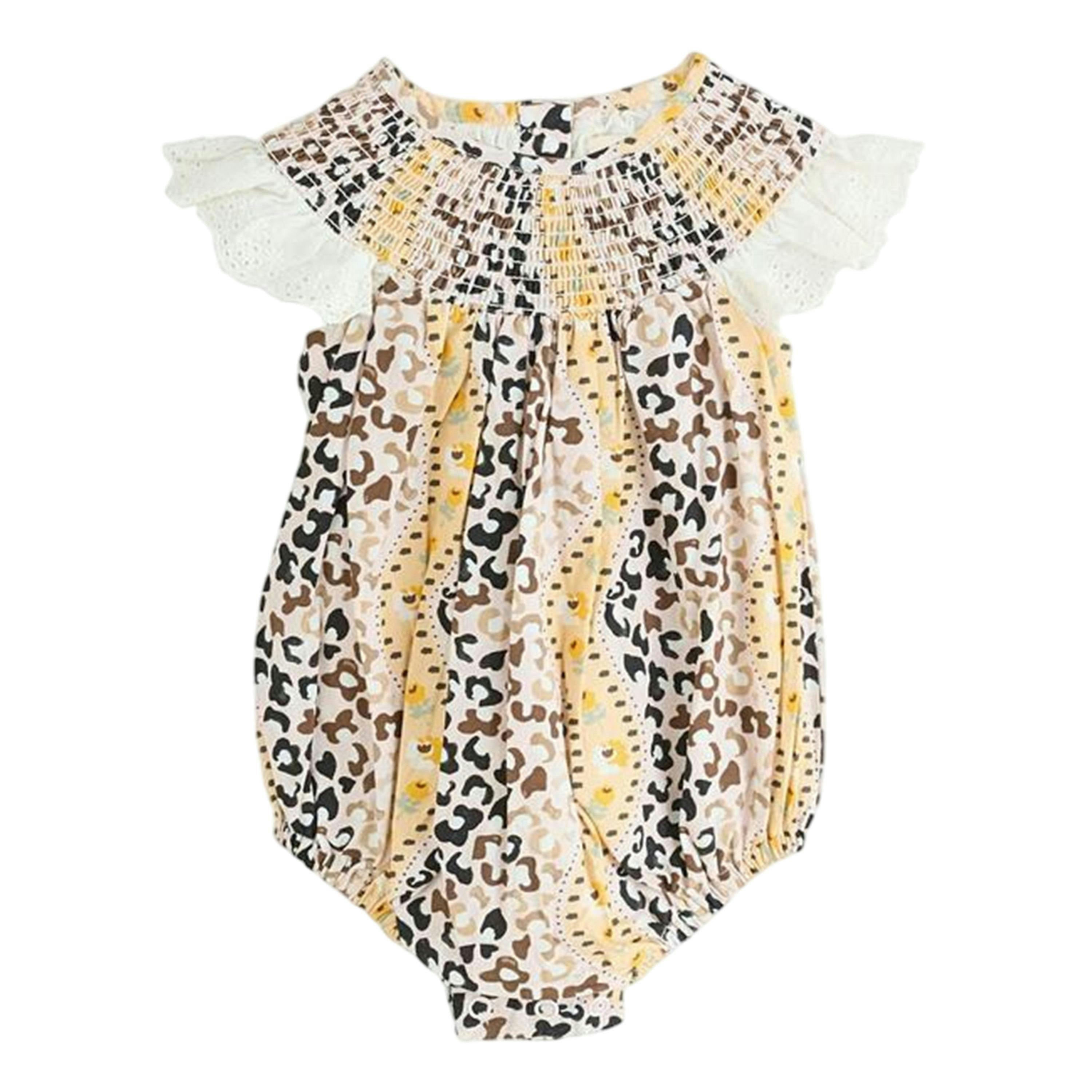 Cath Kidston Baby Girls Broderie Babygrow , view 1 of 4