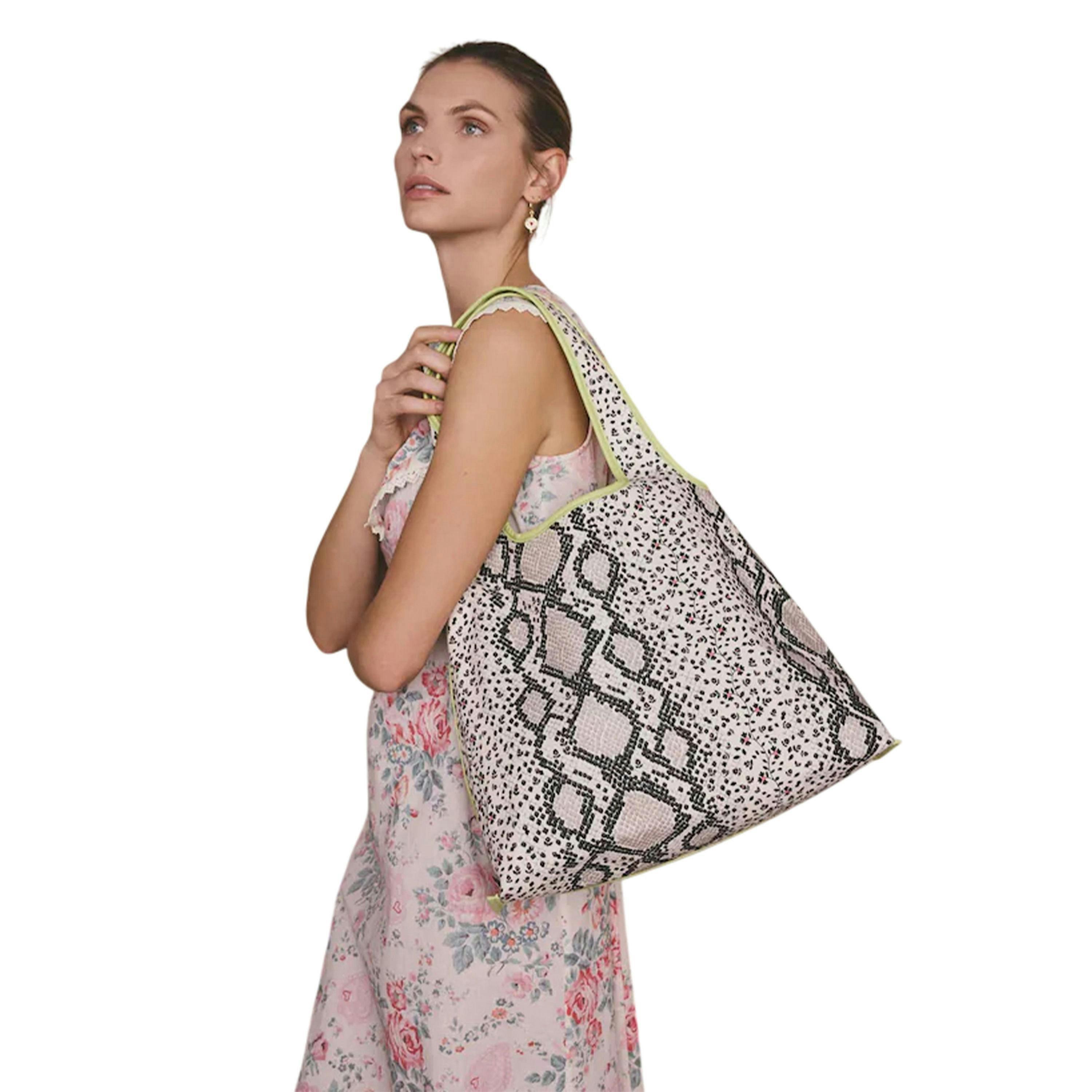 Cath Kidston Marylebone Snake Print Shopper Bag , view 1 of 2