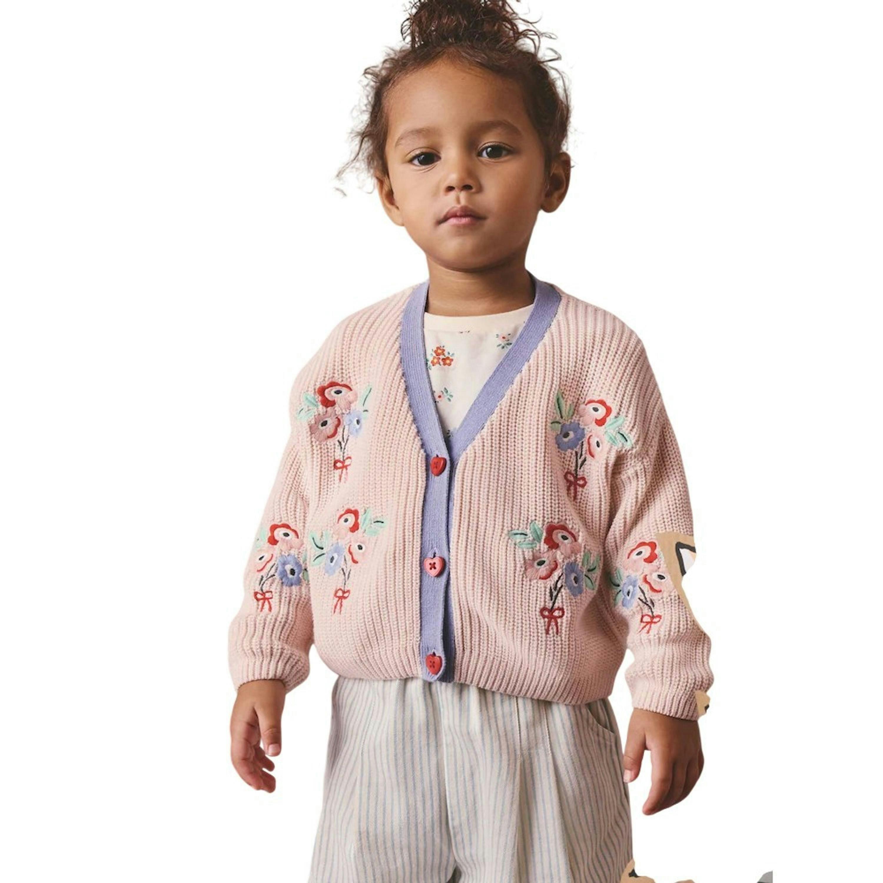 Cath Kidston Childrens/Kids Floral Cardigan , view 6 of 6