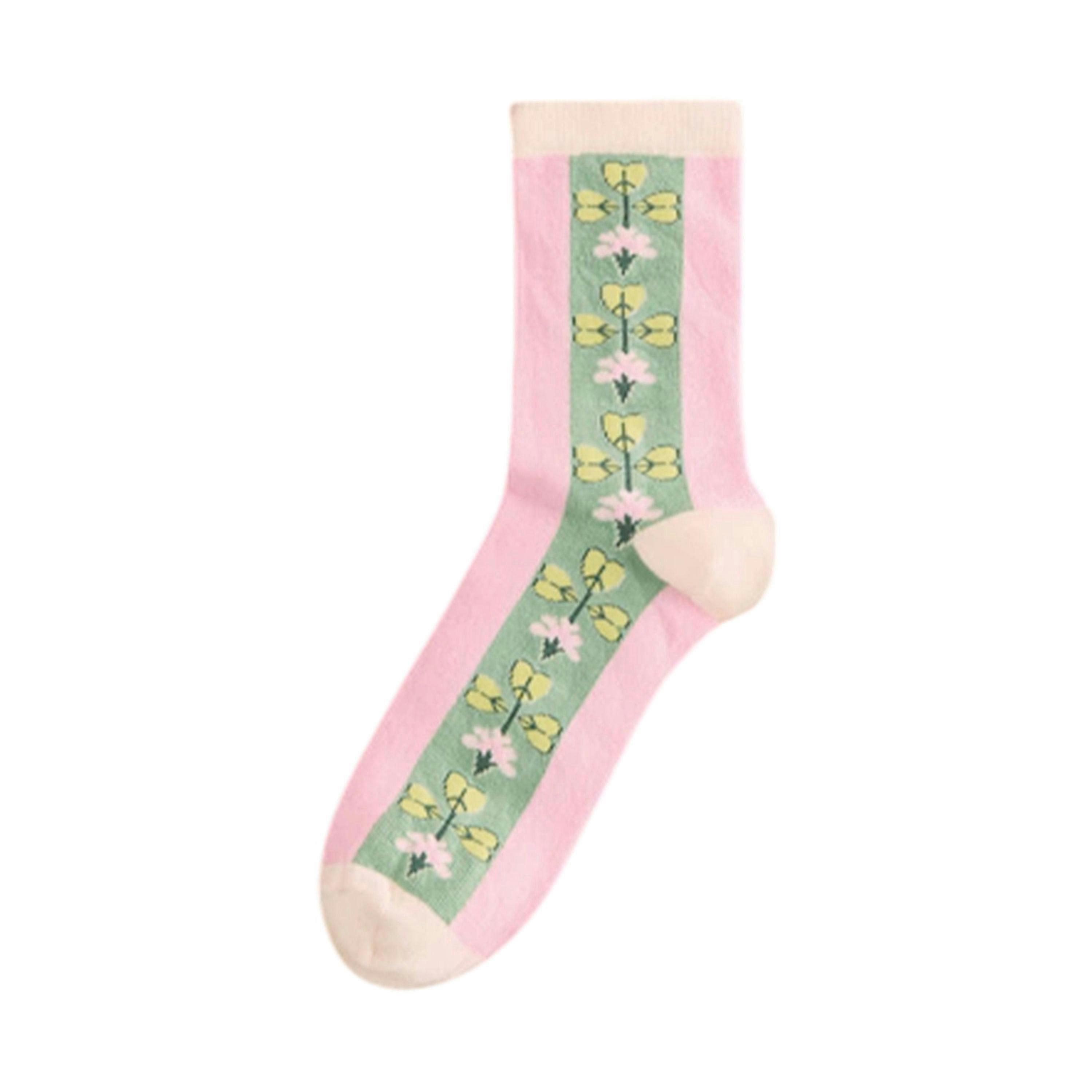 Cath Kidston Womens/Ladies Flowers Socks (Pack of 4) , view 2 of 5