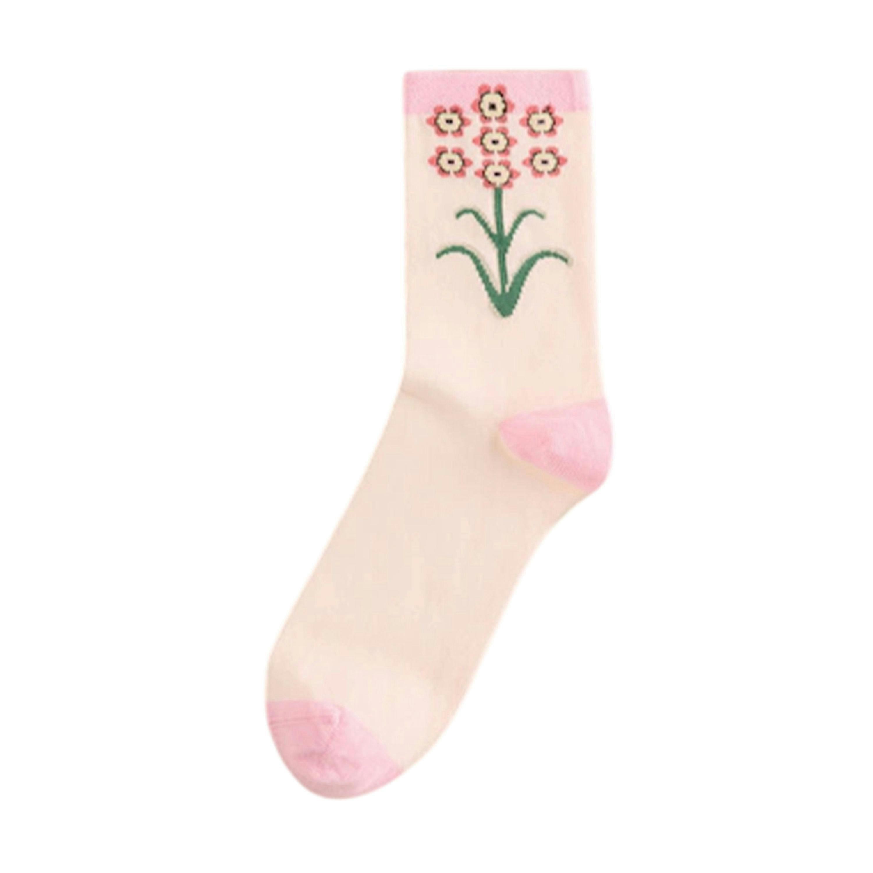 Cath Kidston Womens/Ladies Flowers Socks (Pack of 4) , view 5 of 5