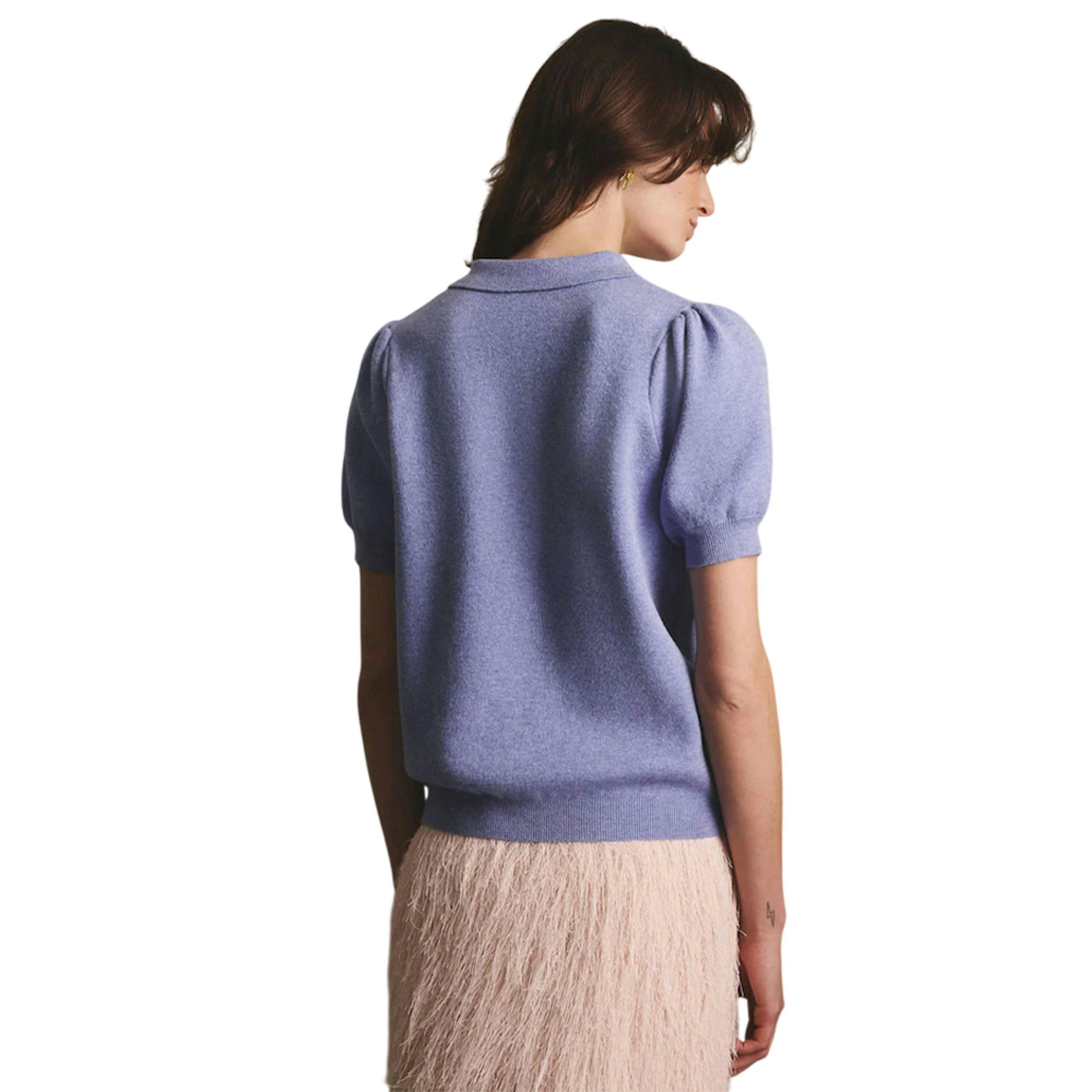 Cath Kidston Womens/Ladies Heart Knitted Pocket Polo Shirt , view 2 of 5