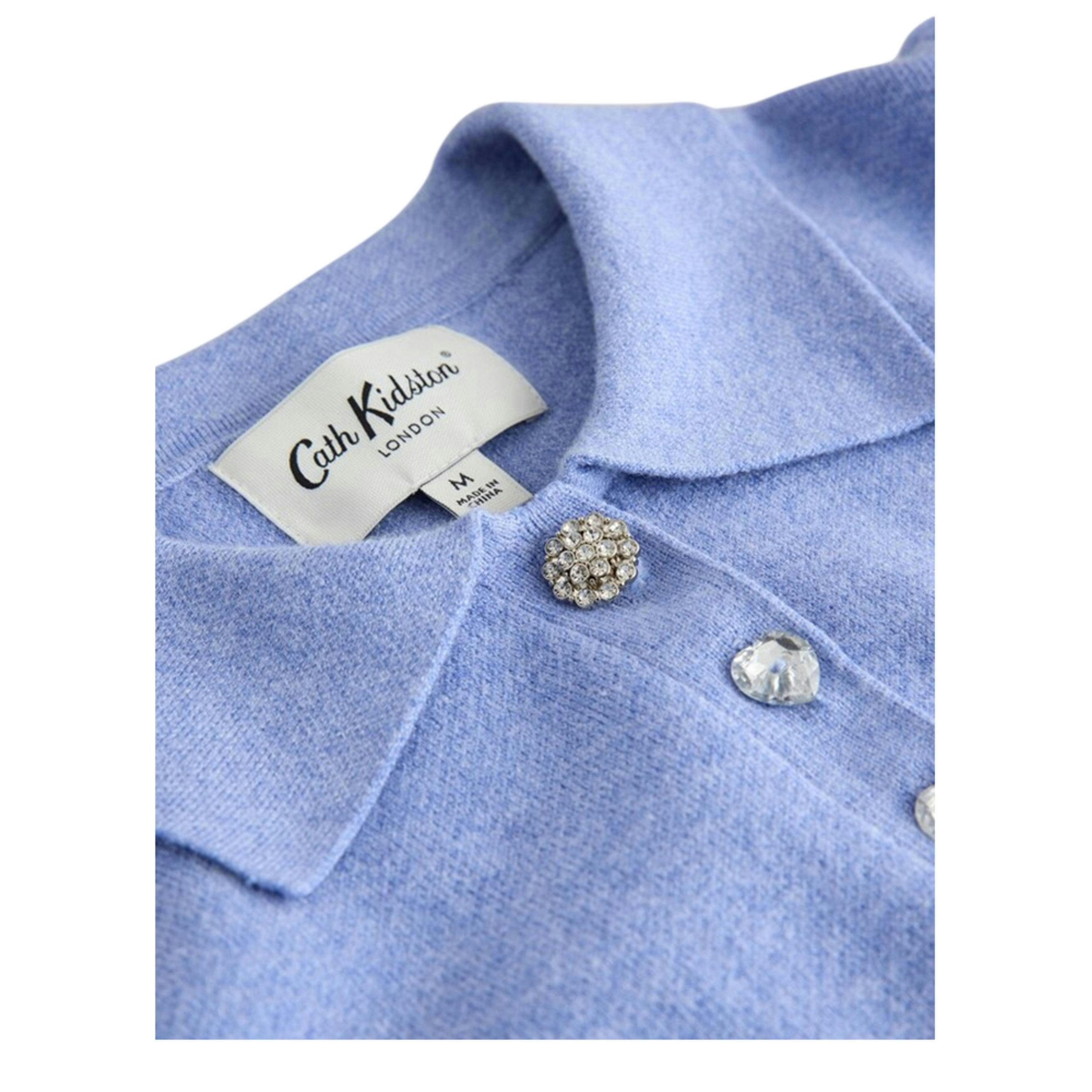 Cath Kidston Womens/Ladies Heart Knitted Pocket Polo Shirt , view 3 of 5